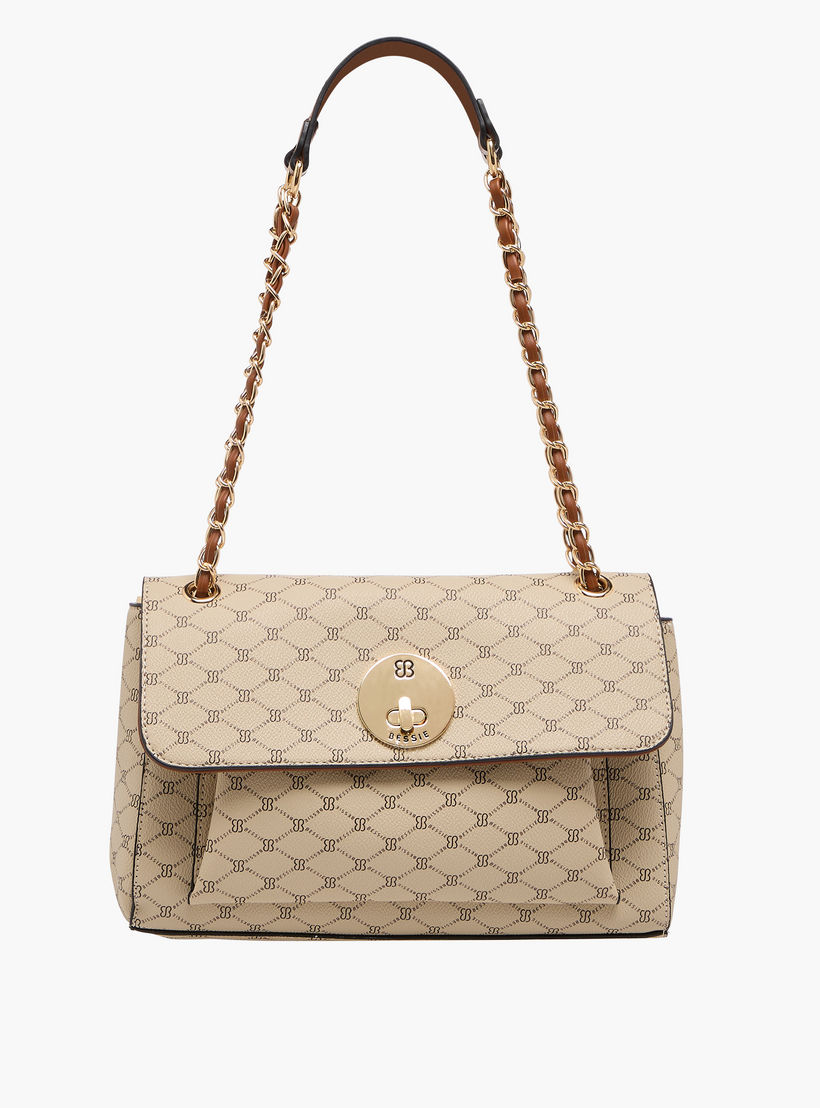 شنطة ساتشيل بقفل إغلاق وطبعات من بيسي لندن-women-bagsandwallets-handbags-image-1