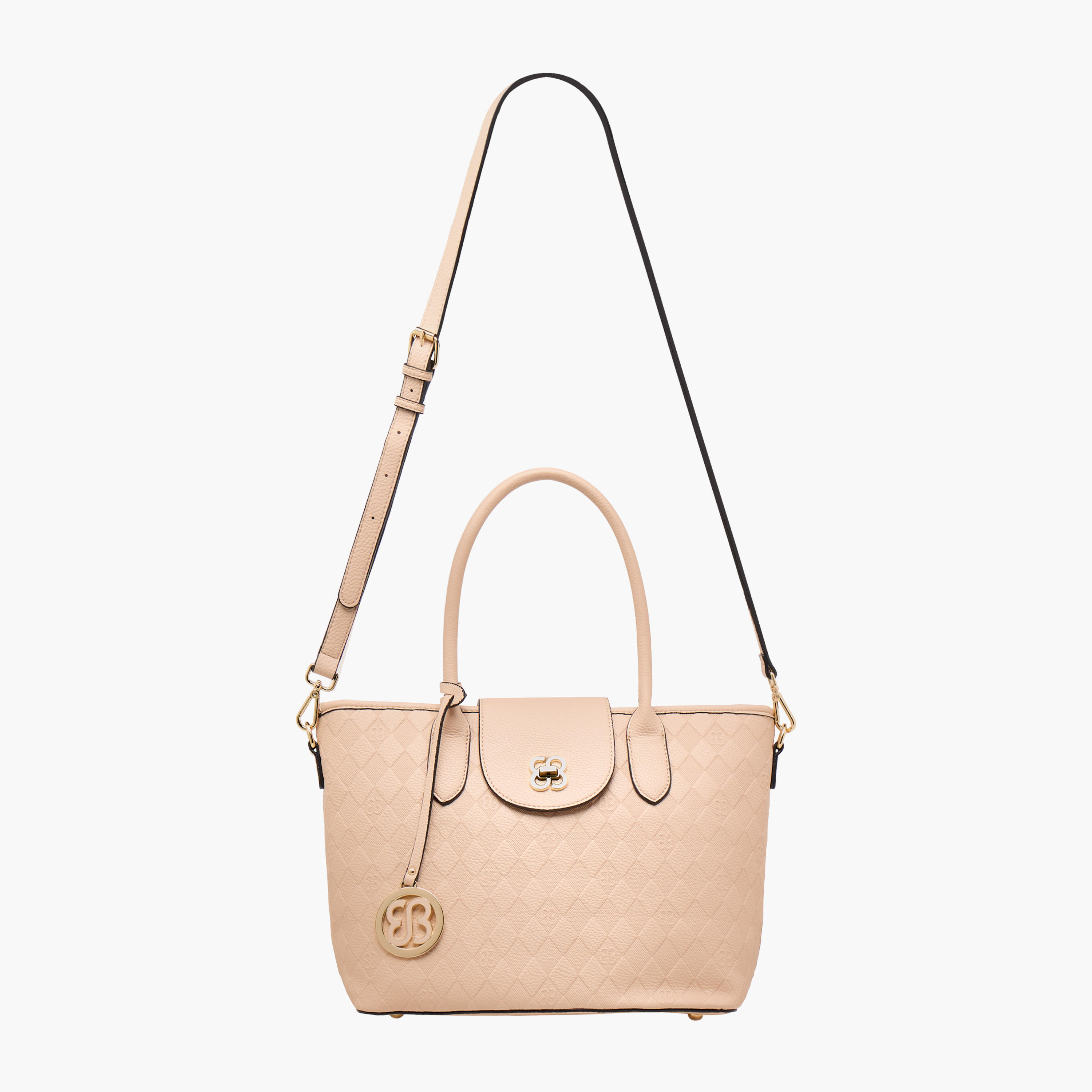شنطة توتي بارزة الملمس بحزام قابل للفصل من بيسي لندن-women-bagsandwallets-handbags-image-3