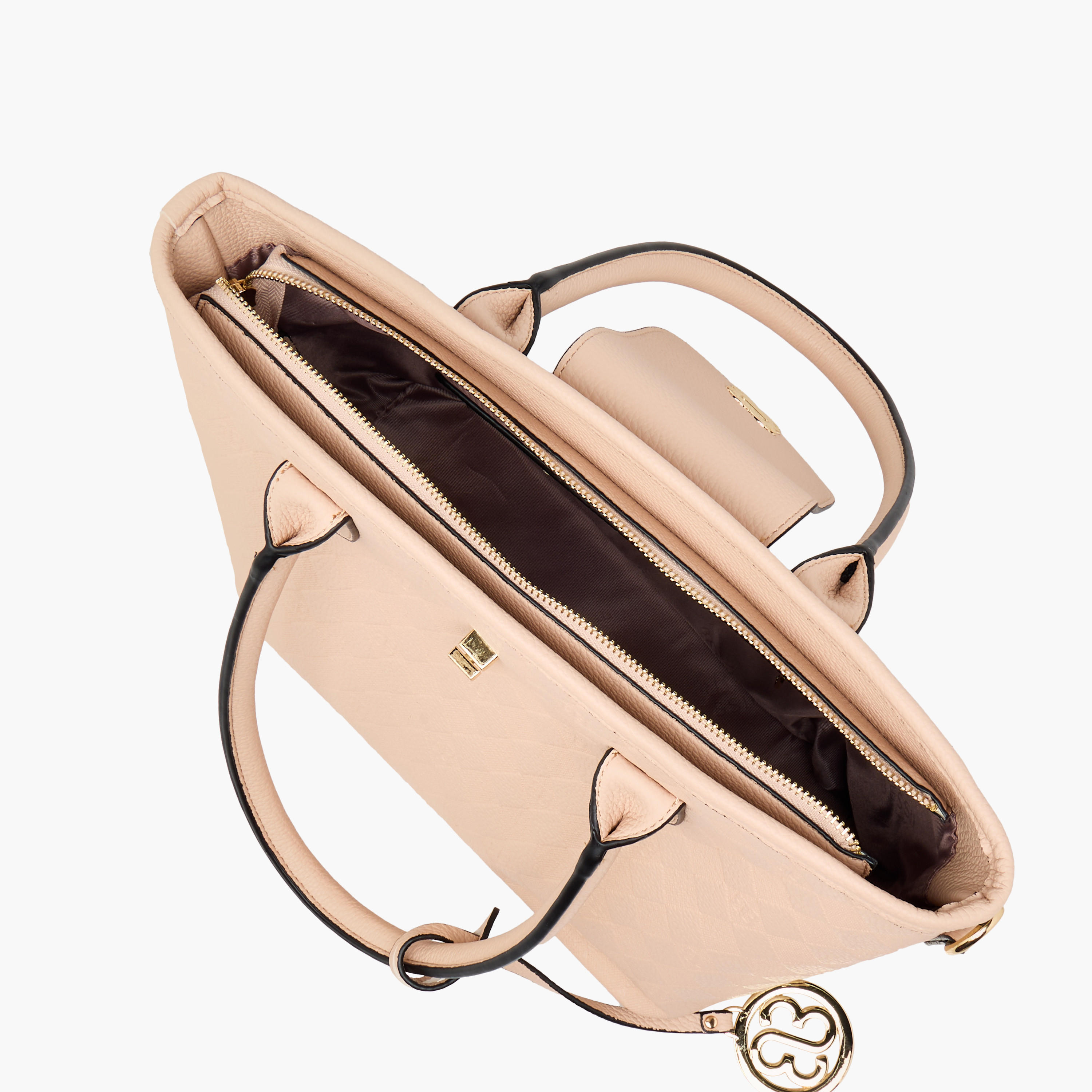شنطة توتي بارزة الملمس بحزام قابل للفصل من بيسي لندن-women-bagsandwallets-handbags-image-9