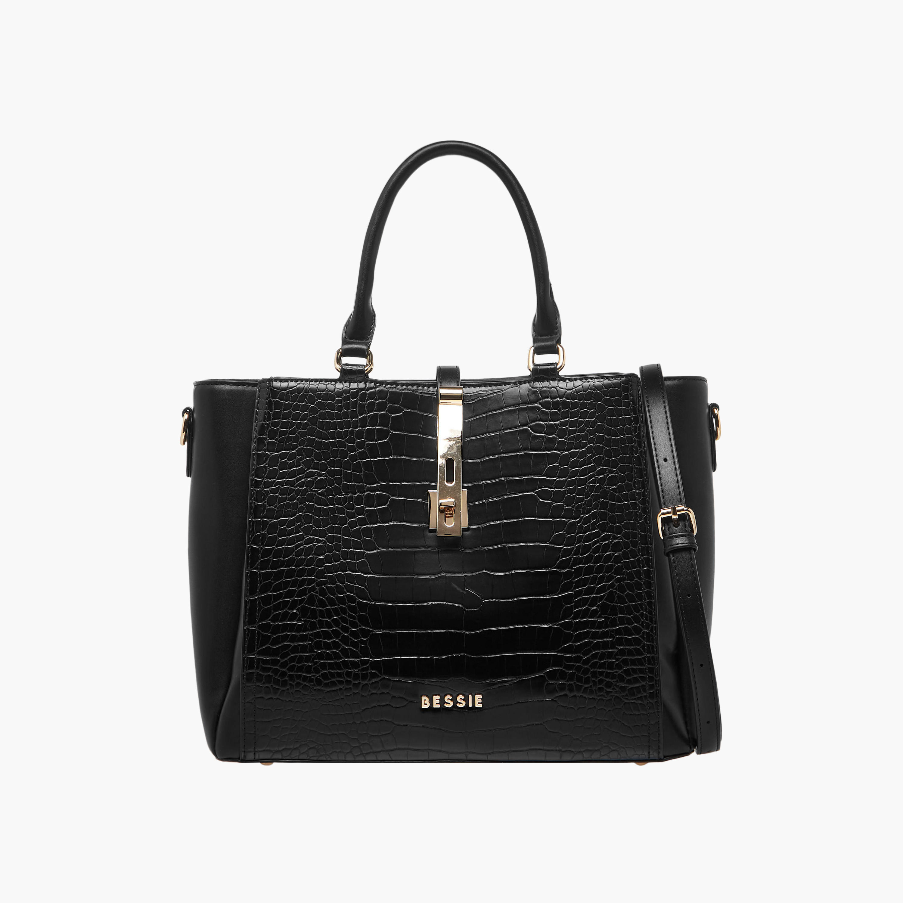 شنطة توتي بارزة الملمس بقفل دوار بيسي لندن-women-bagsandwallets-handbags-image-1