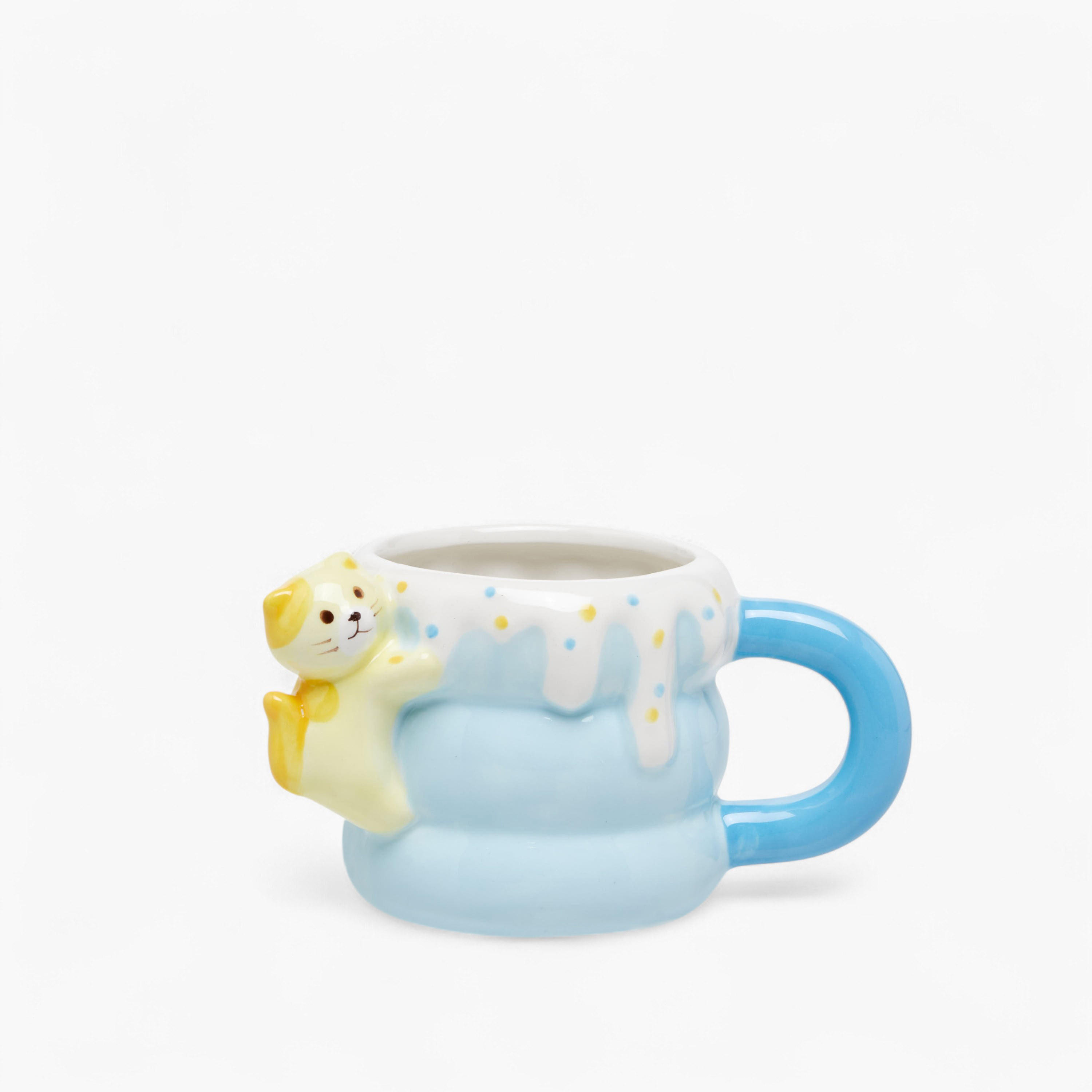 Cat Dolomite Mug with Handle - 370 ml-household-dining-teaandcoffee-mugsandcups-image-1