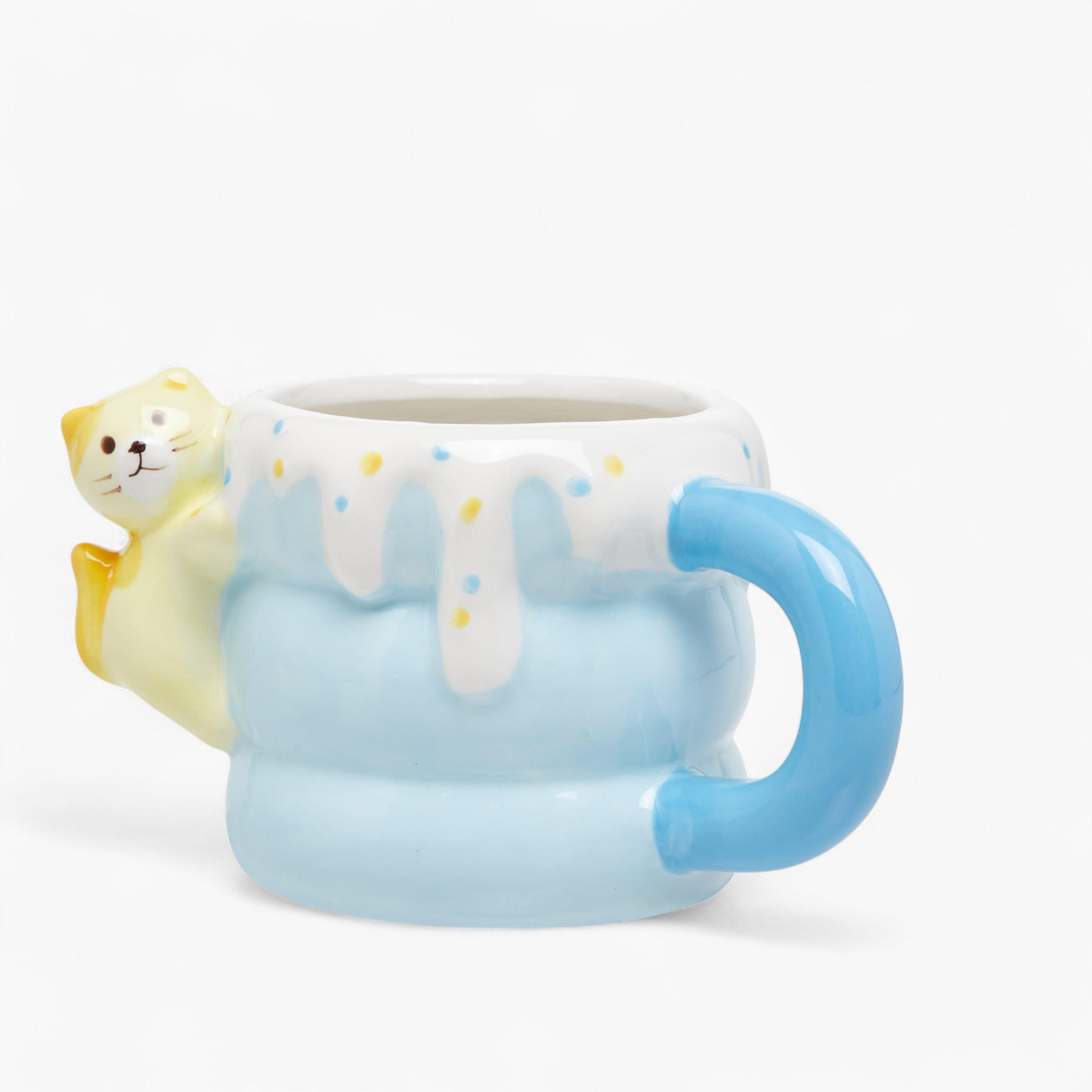 Cat Dolomite Mug with Handle - 370 ml-household-dining-teaandcoffee-mugsandcups-image-2