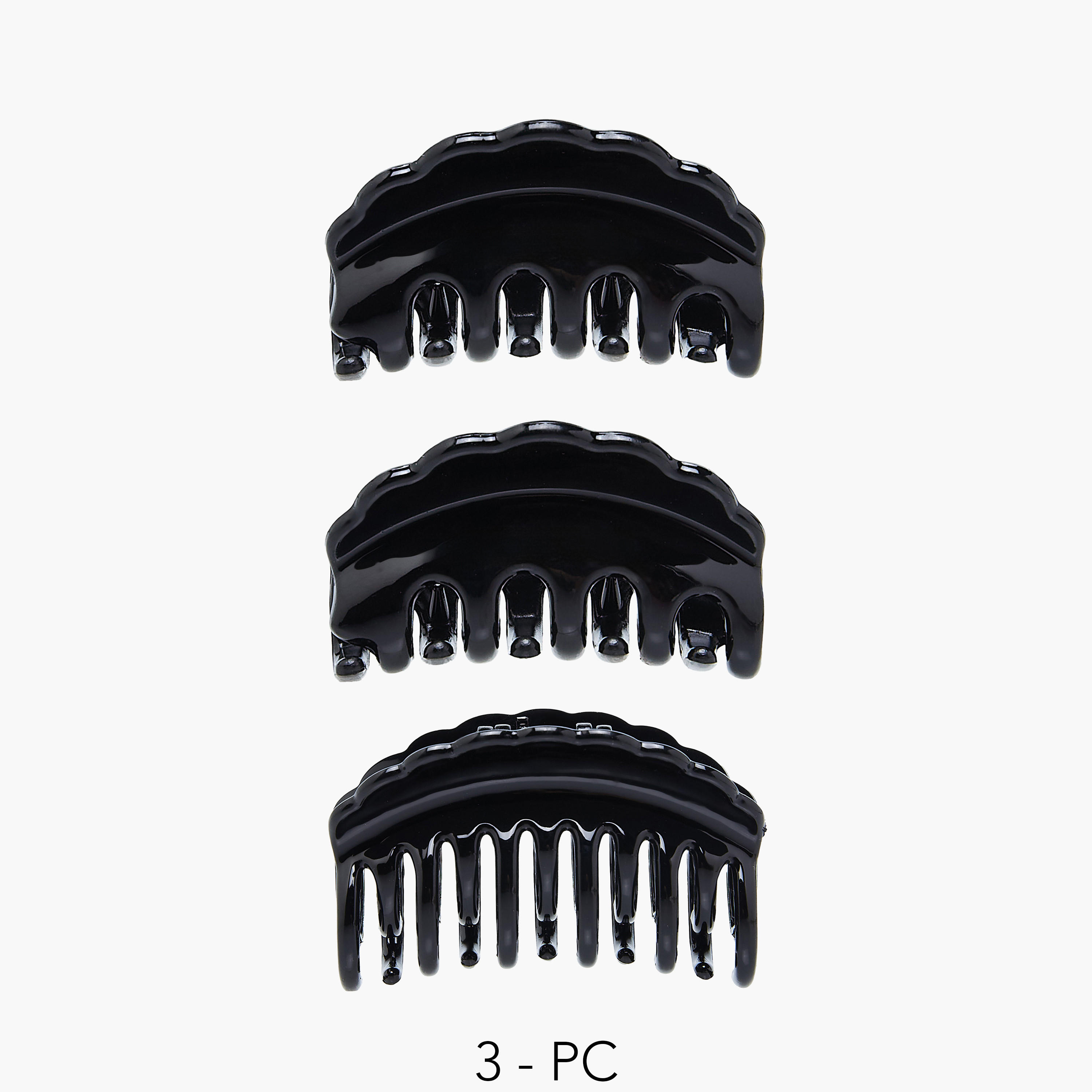 Pack of 3 Claw Hair Clamps-women-hairaccessories-clamps-image-1
