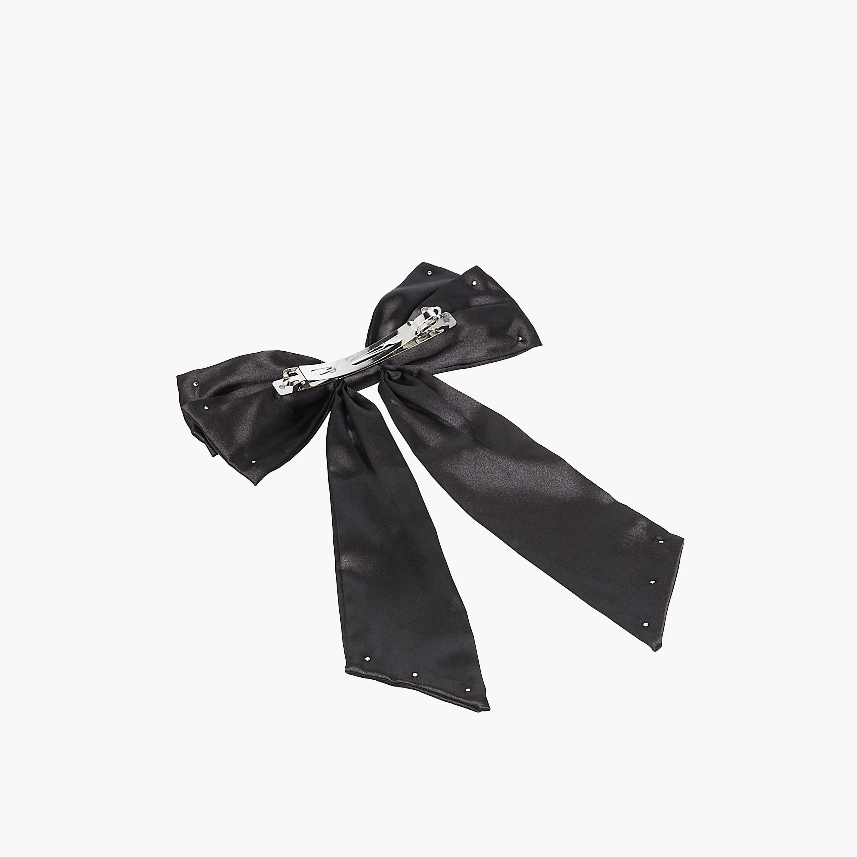 Bow Hair Clip with Pearl Embellishments-women-hairaccessories-clips-image-3