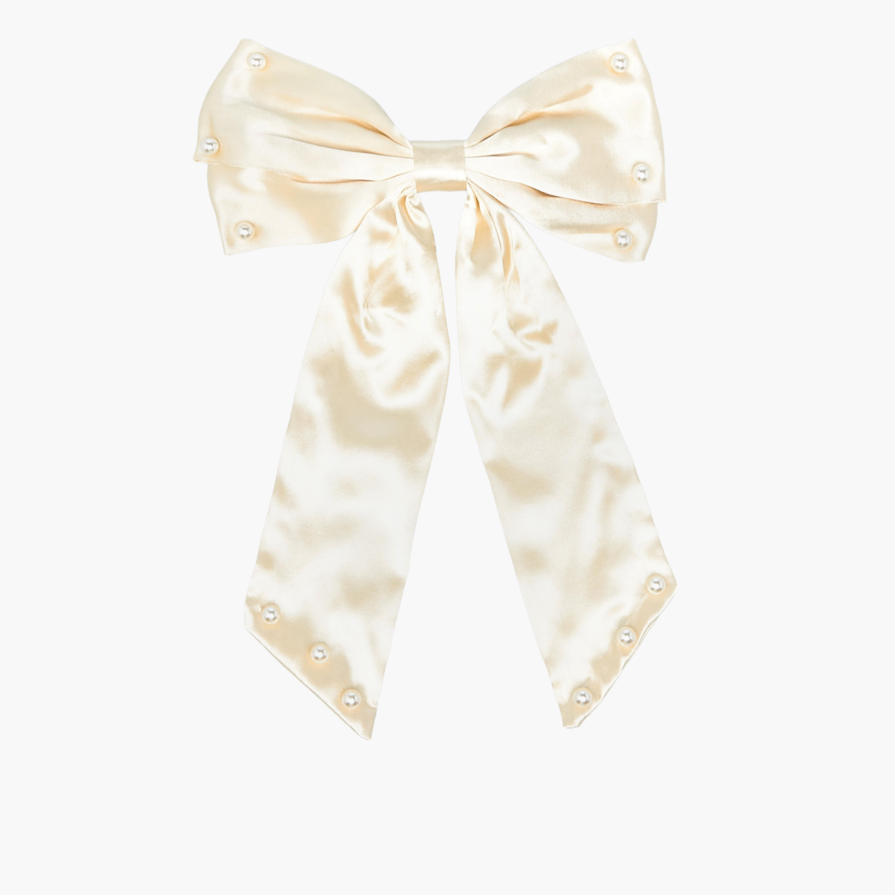 Bow Accent Barrette Hair Clip-women-hairaccessories-clips-image-1