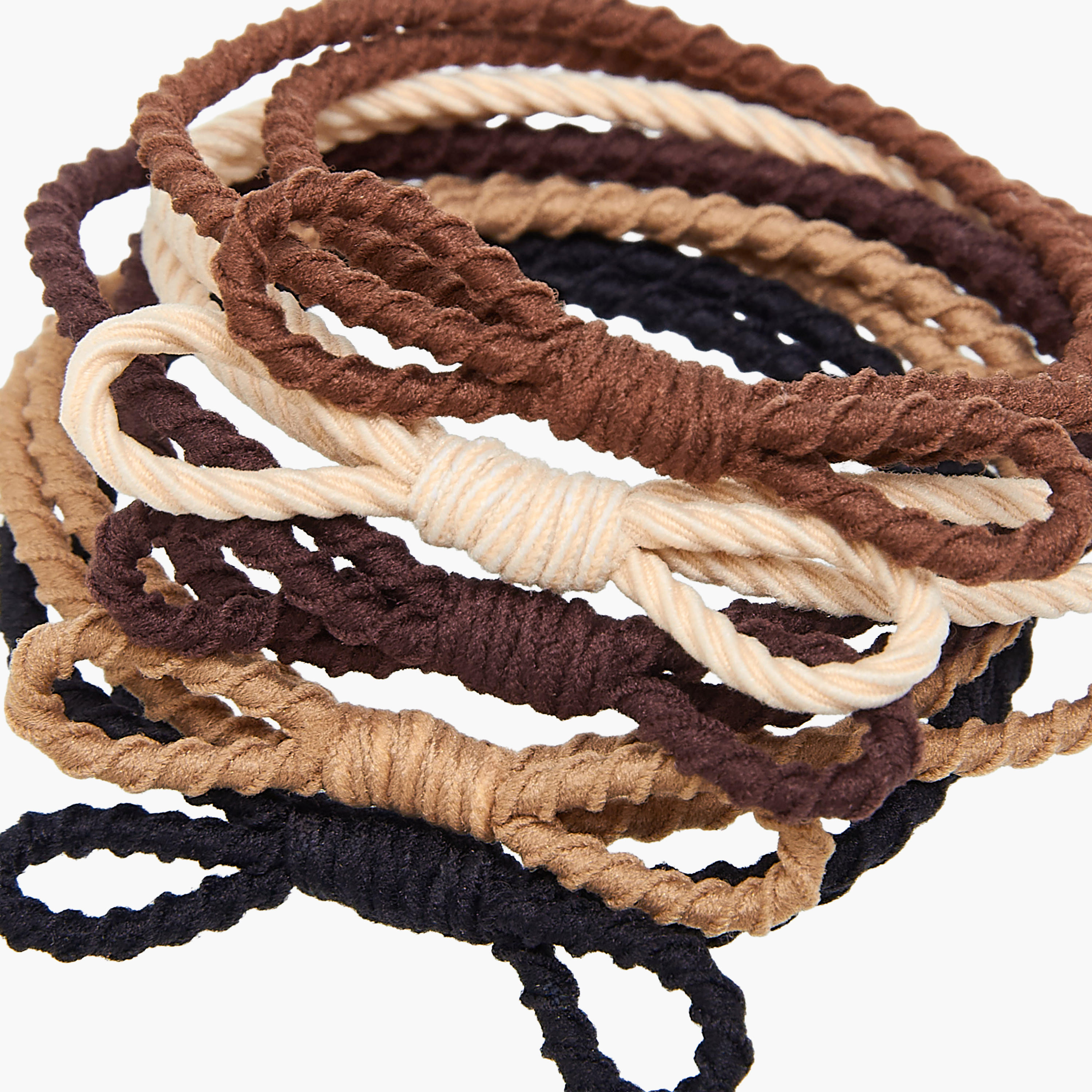 Bow Knot Hair Tie - Set of 5-women-hairaccessories-sets-image-8