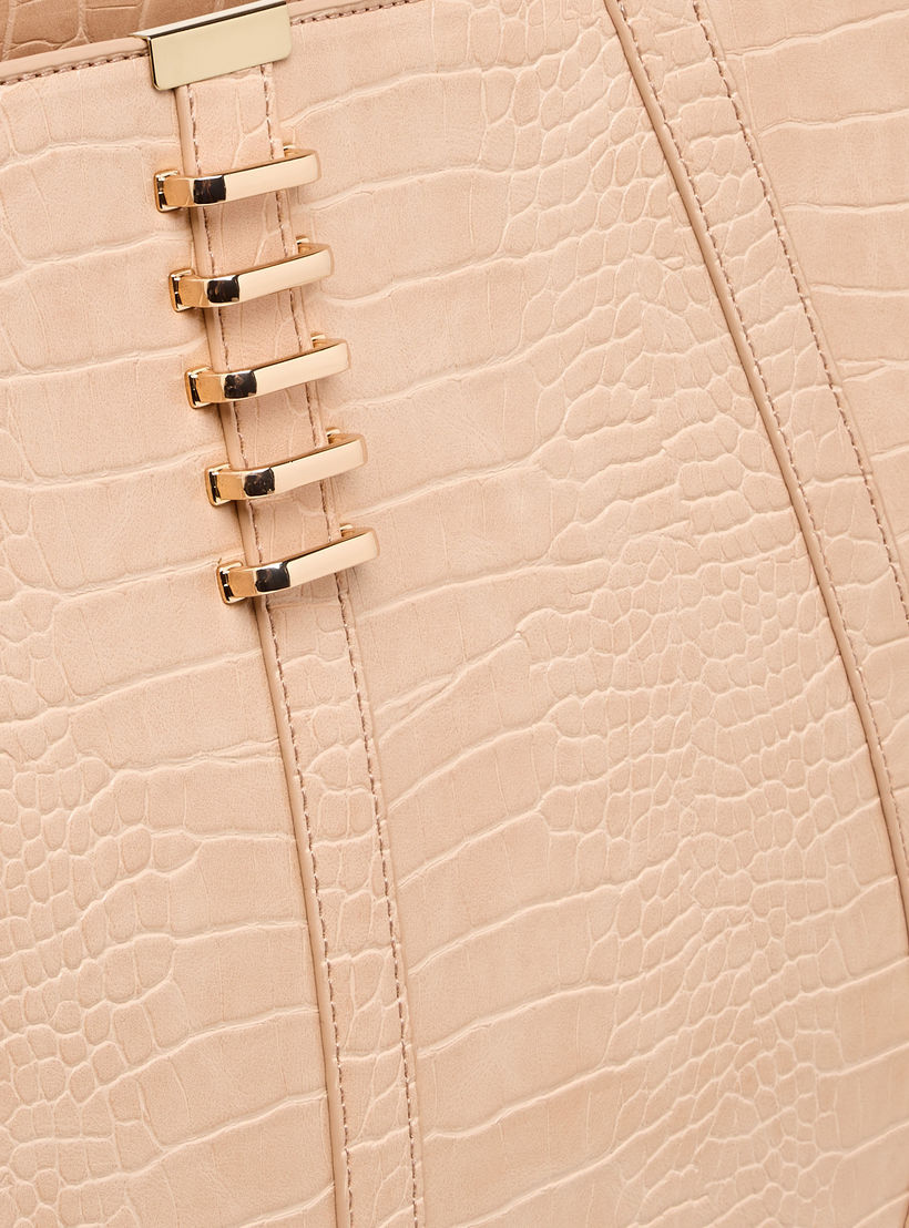 Adore Animal Textured Tote Bag with Handles-women-bagsandwallets-handbags-image-4