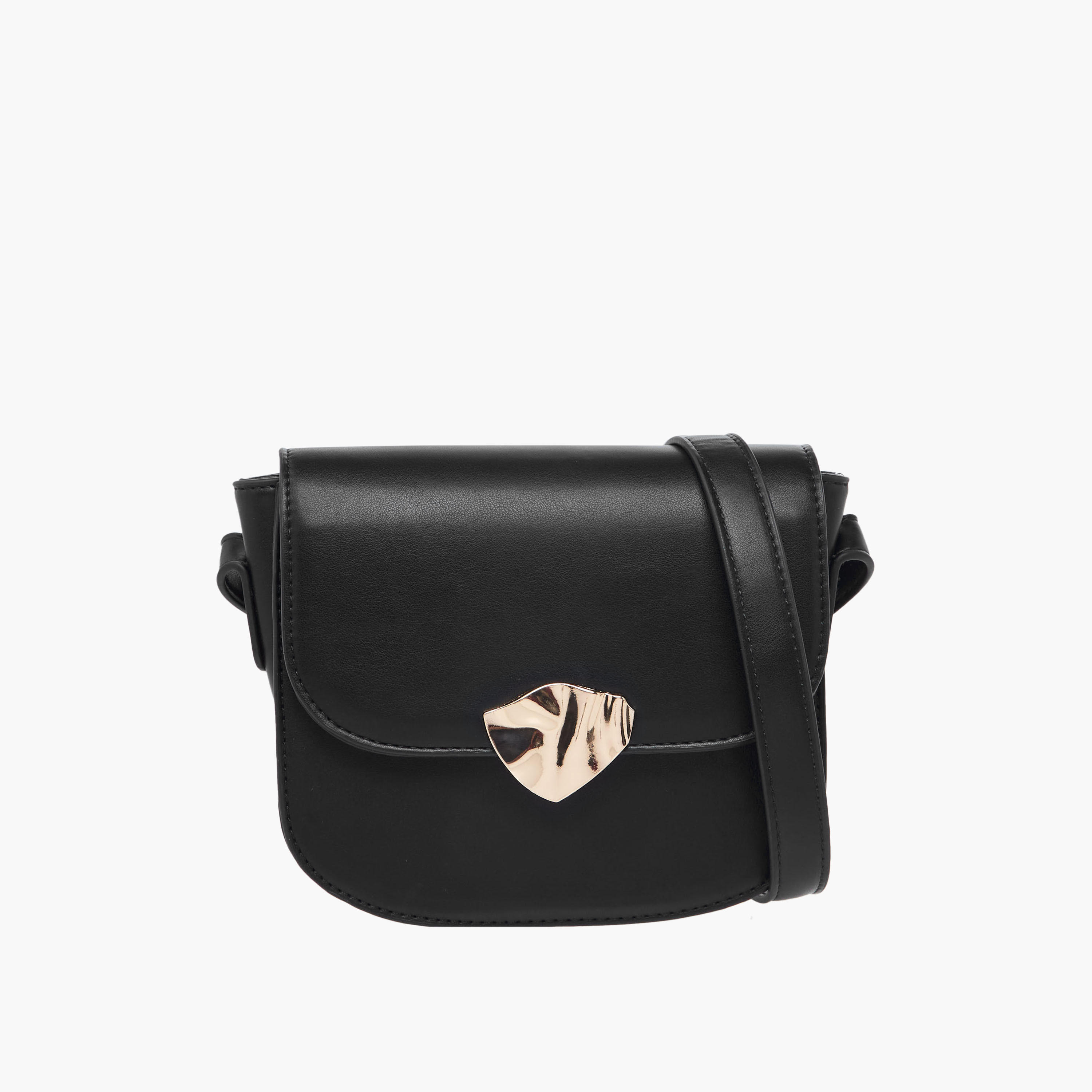 شنطة كروس سادة  بحزام قابل للتعديل من أدور-women-bagsandwallets-handbags-image-1