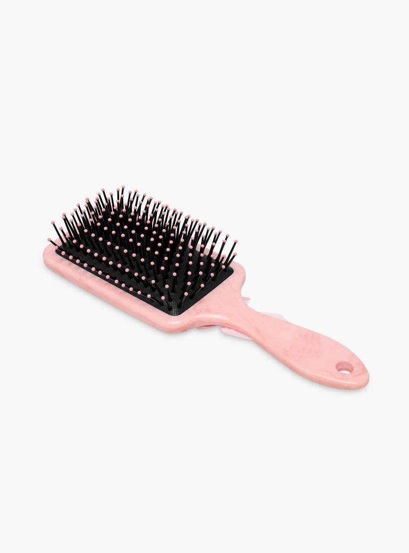 Paddle Hairbrush with Initial M Print-women-hairaccessories-brushesandcombs-image-2