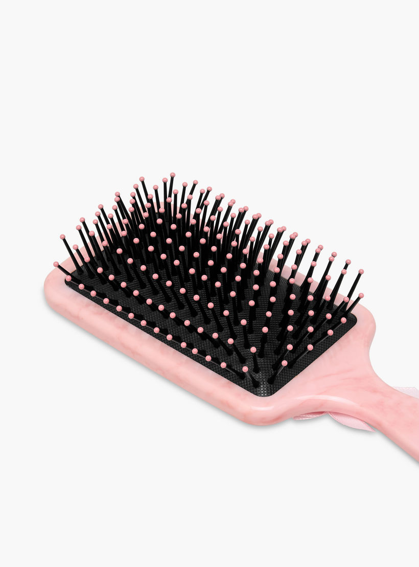 Paddle Hairbrush with Initial K Print-women-hairaccessories-brushesandcombs-image-3
