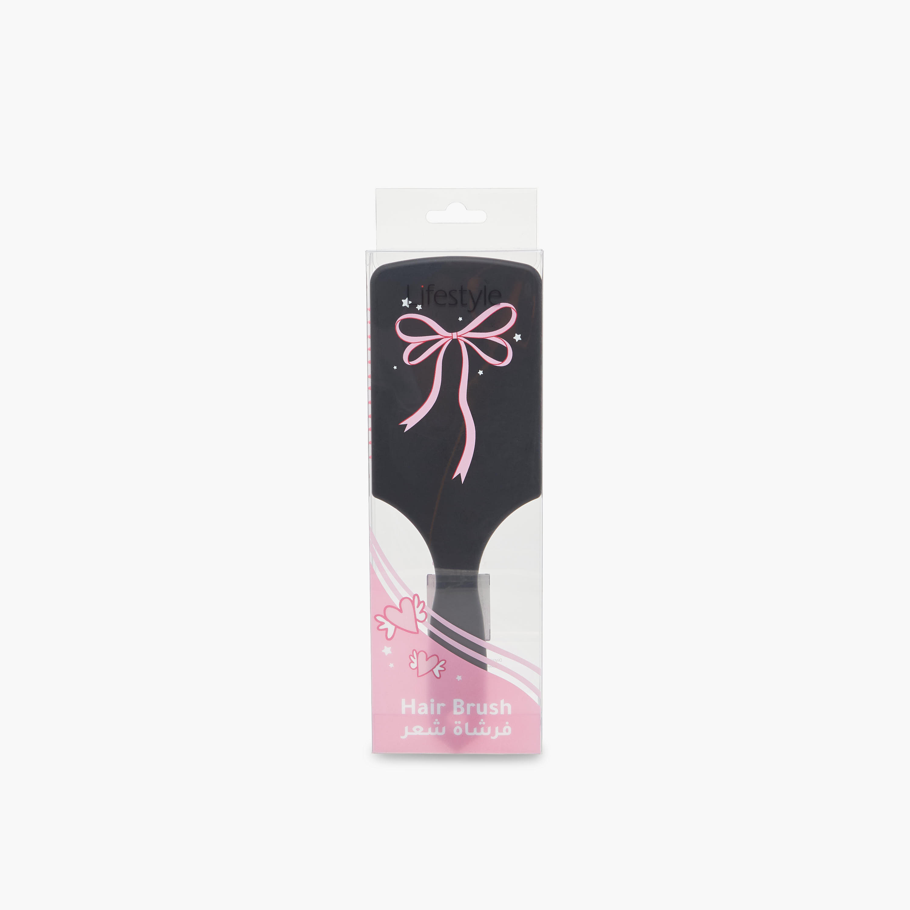 Paddle Hairbrush with Bow Print-women-hairaccessories-brushesandcombs-image-4