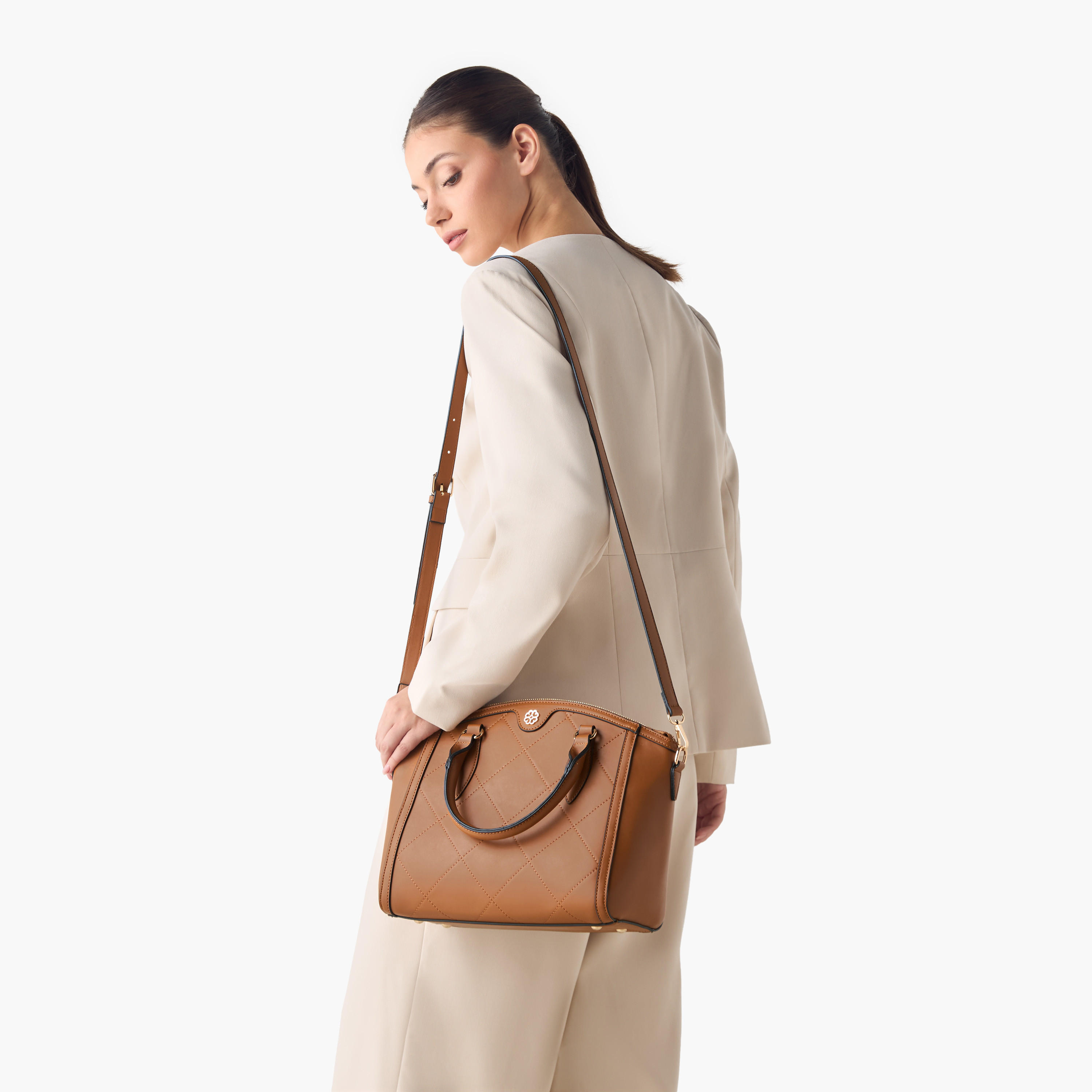 شنطة توتي بارزة الملمس بحزام قابل للفصل من ساشا-women-bagsandwallets-handbags-image-8