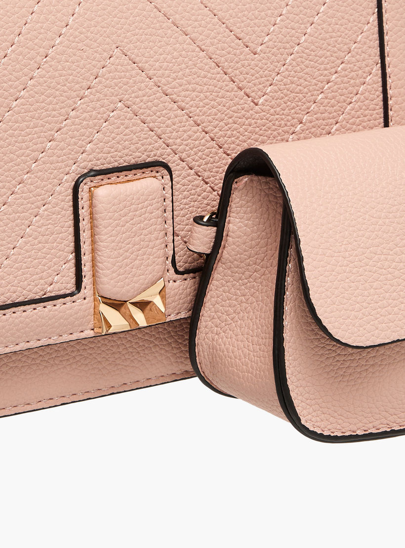 Sasha Textured Crossbody Bag with Pouch-women-bagsandwallets-handbags-image-6