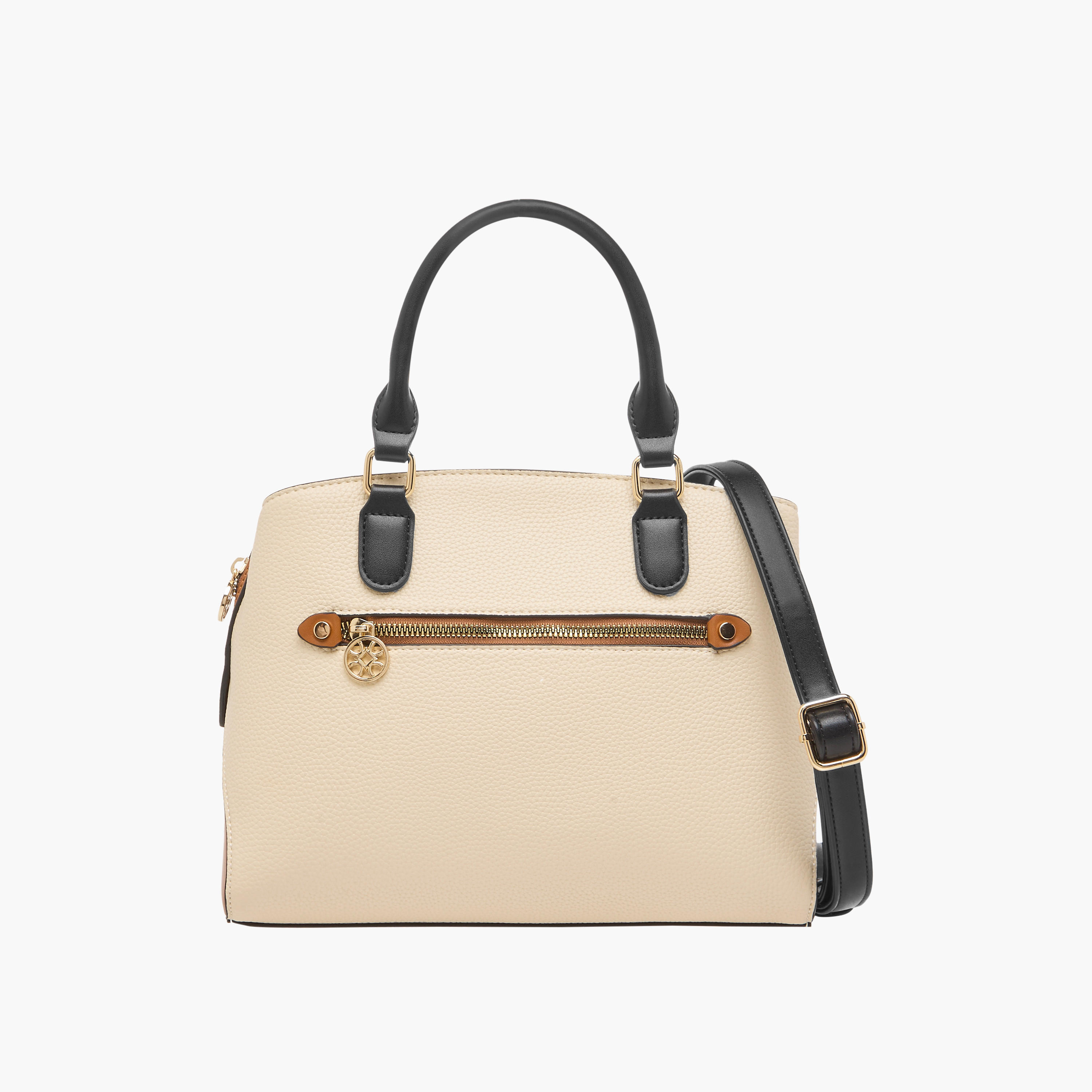 Sasha Kodes Textured Tote Bag with Top Handles-women-bagsandwallets-handbags-image-1