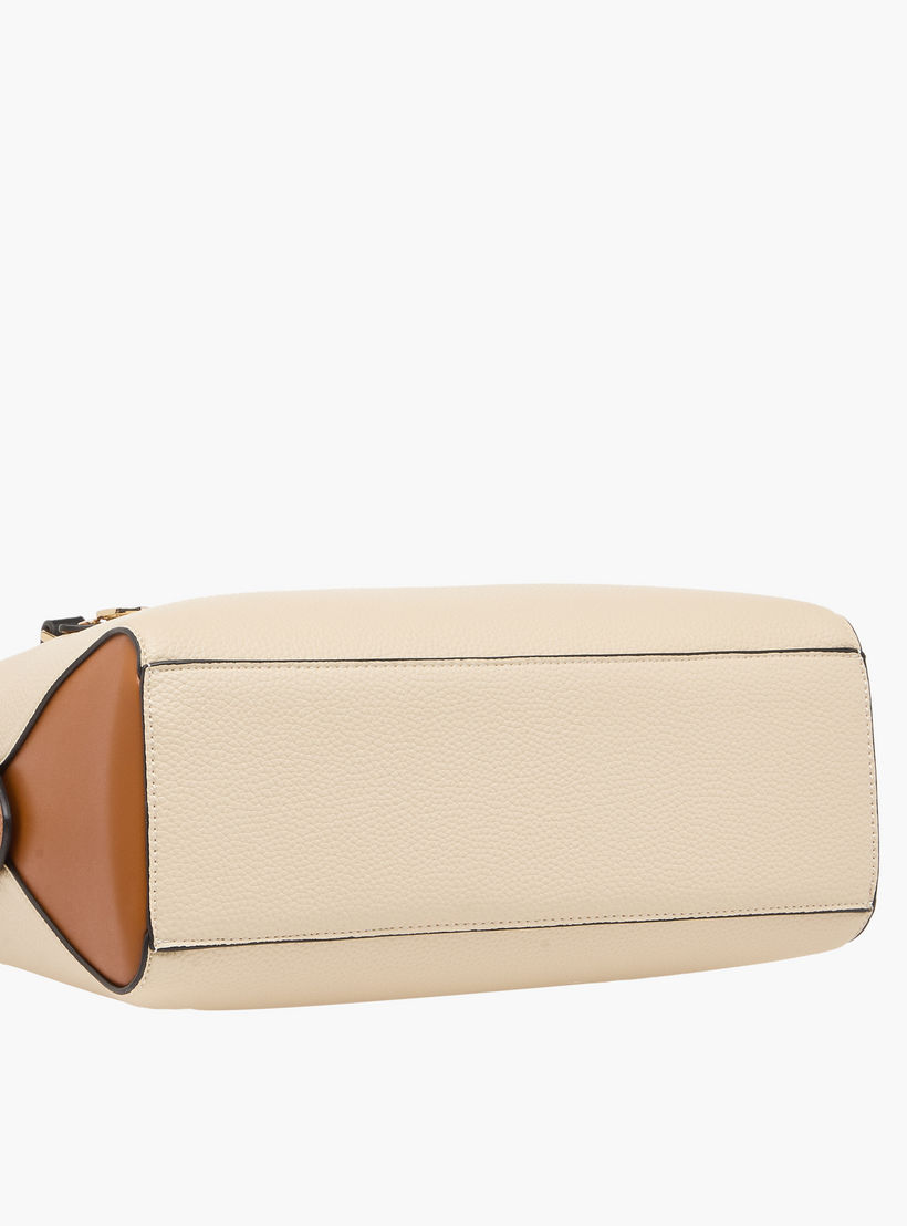 Sasha Kodes Textured Tote Bag with Top Handles-women-bagsandwallets-handbags-image-7
