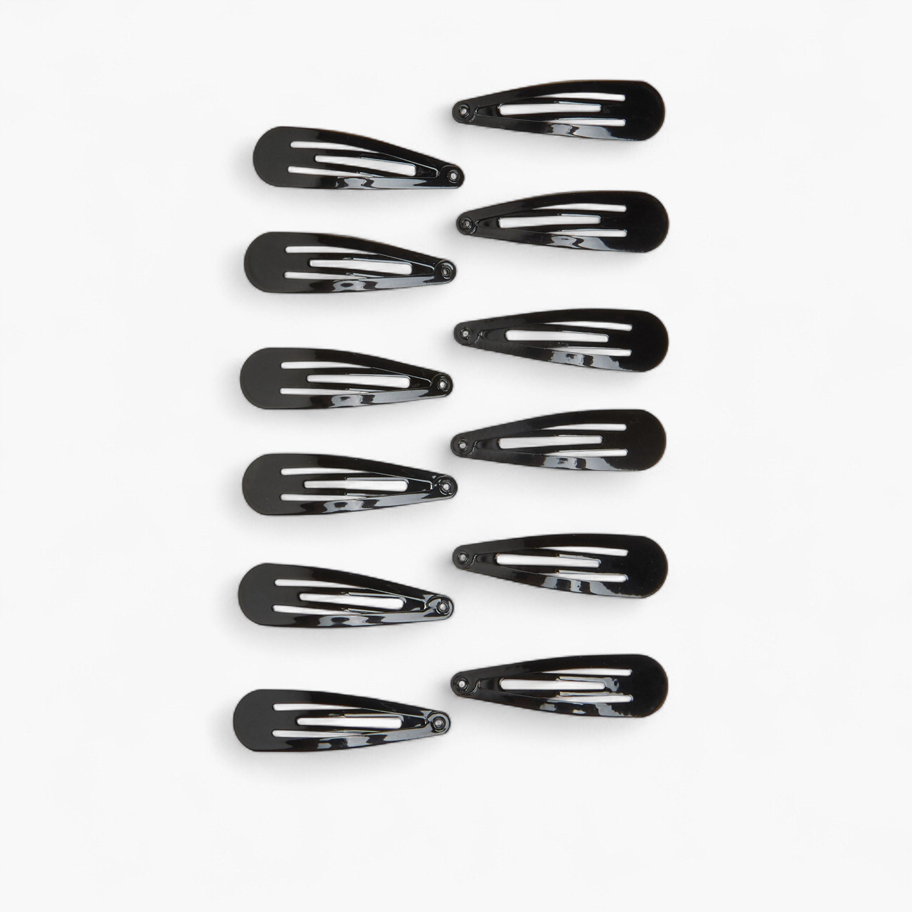 Pack of 12 Solid Hair Clip-women-hairaccessories-clips-image-2