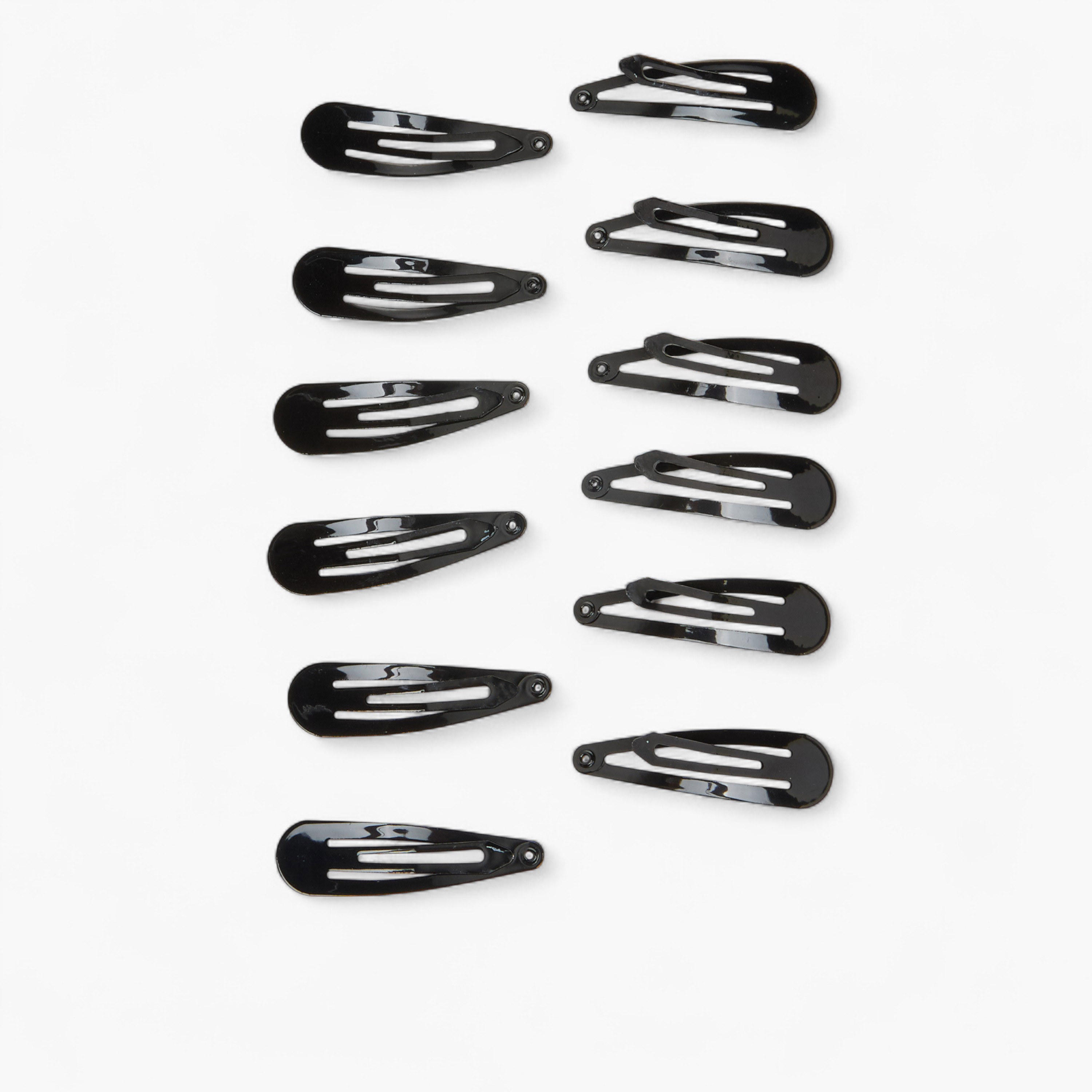 Pack of 12 Solid Hair Clip-women-hairaccessories-clips-image-4