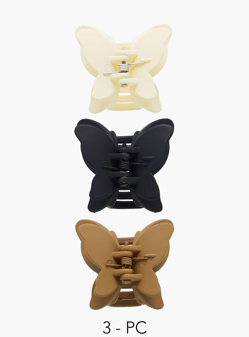 Pack of 3 Butterfly Hair Clamp-women-hairaccessories-clamps-image-1