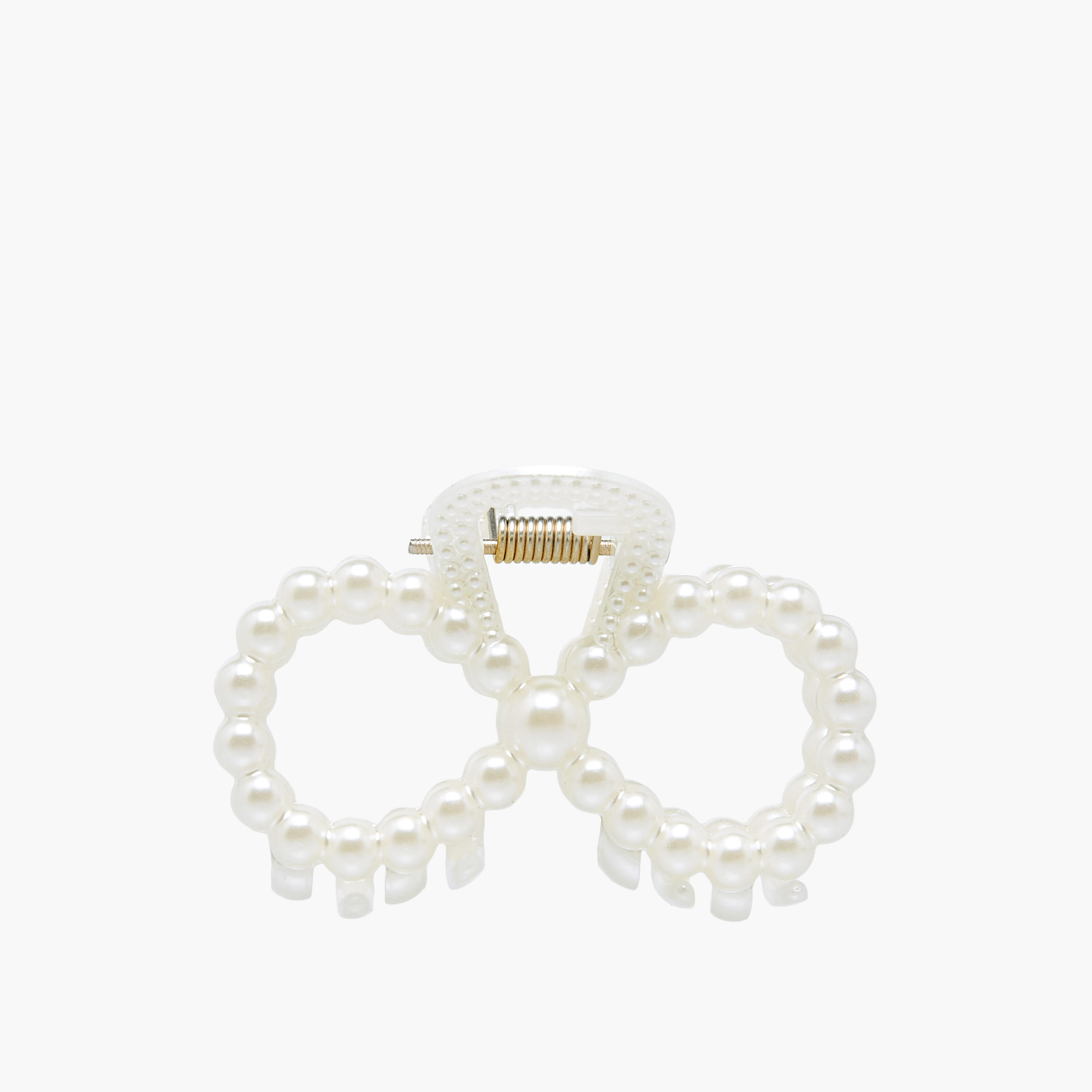 Pack of 3 Hair Clamps with Pearl Embellishments-women-hairaccessories-clamps-image-4