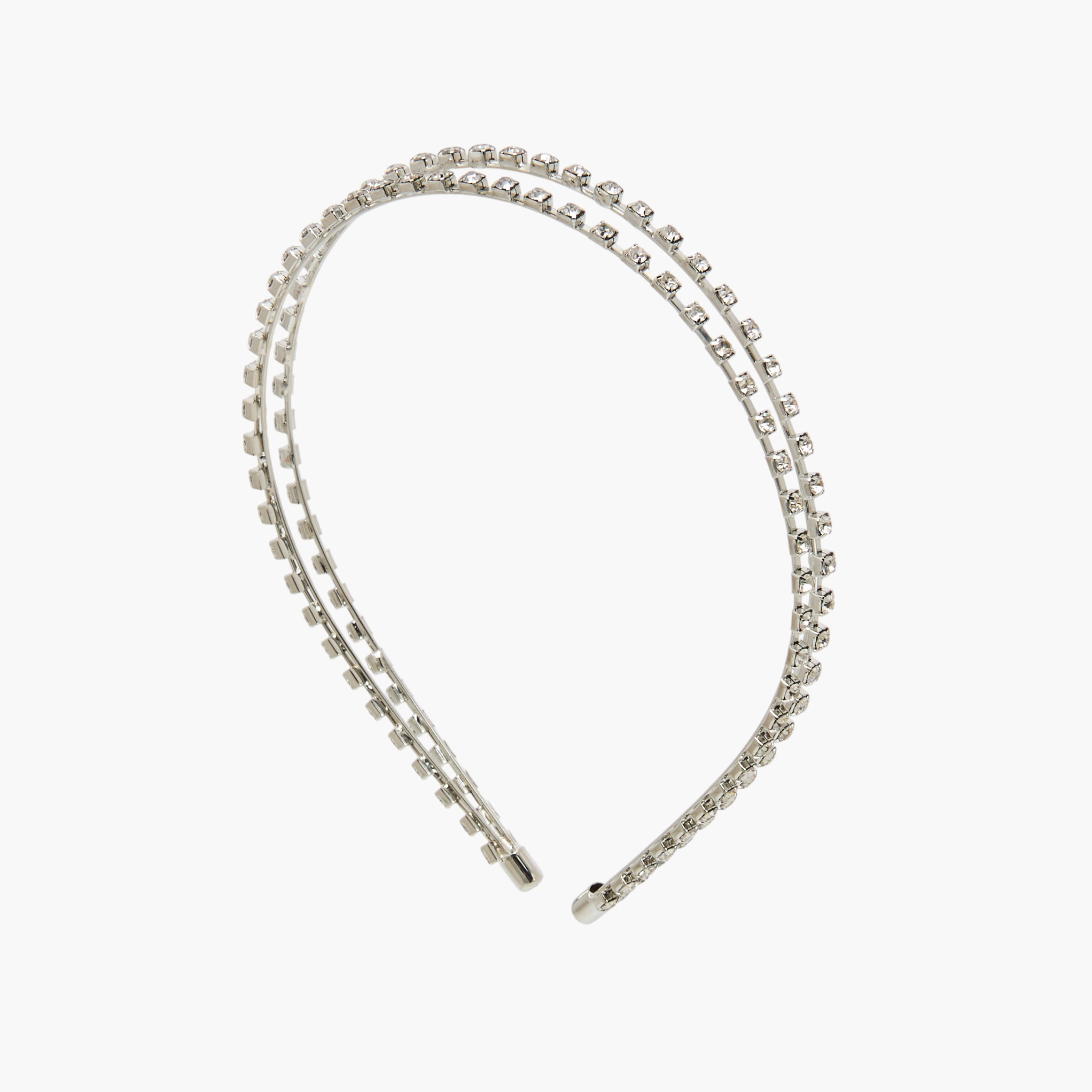 Double Row Hairband with Diamante Embellishment-women-hairaccessories-bands-image-2