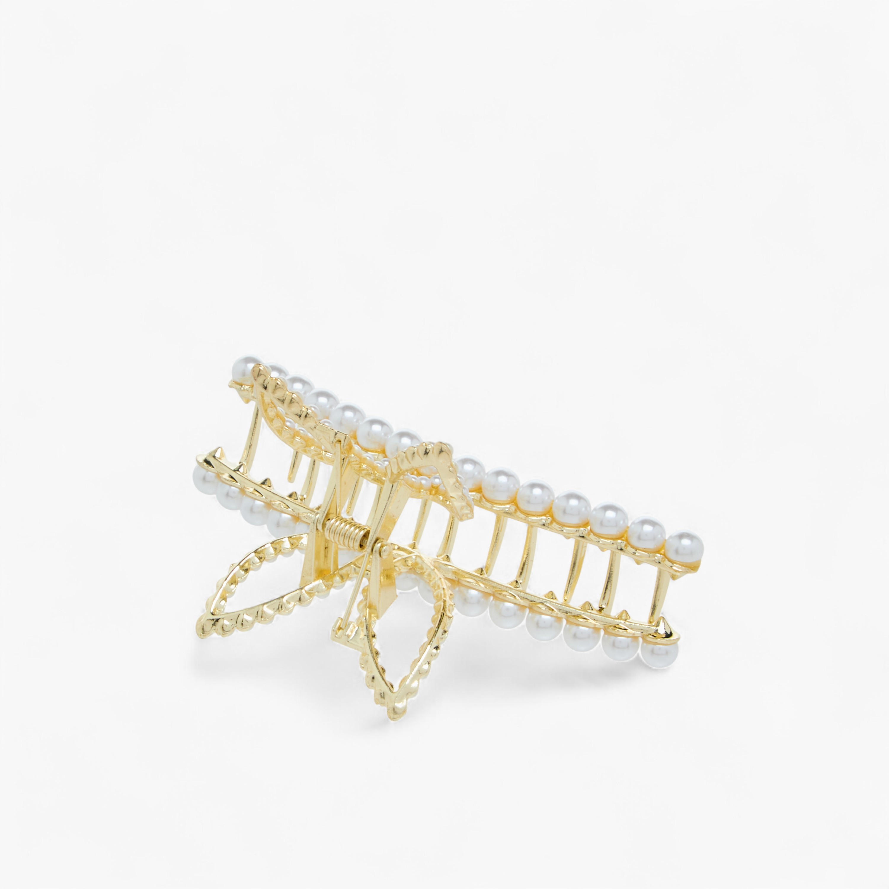 Hair Clamp with Pearl Embellishments-women-hairaccessories-clamps-image-2
