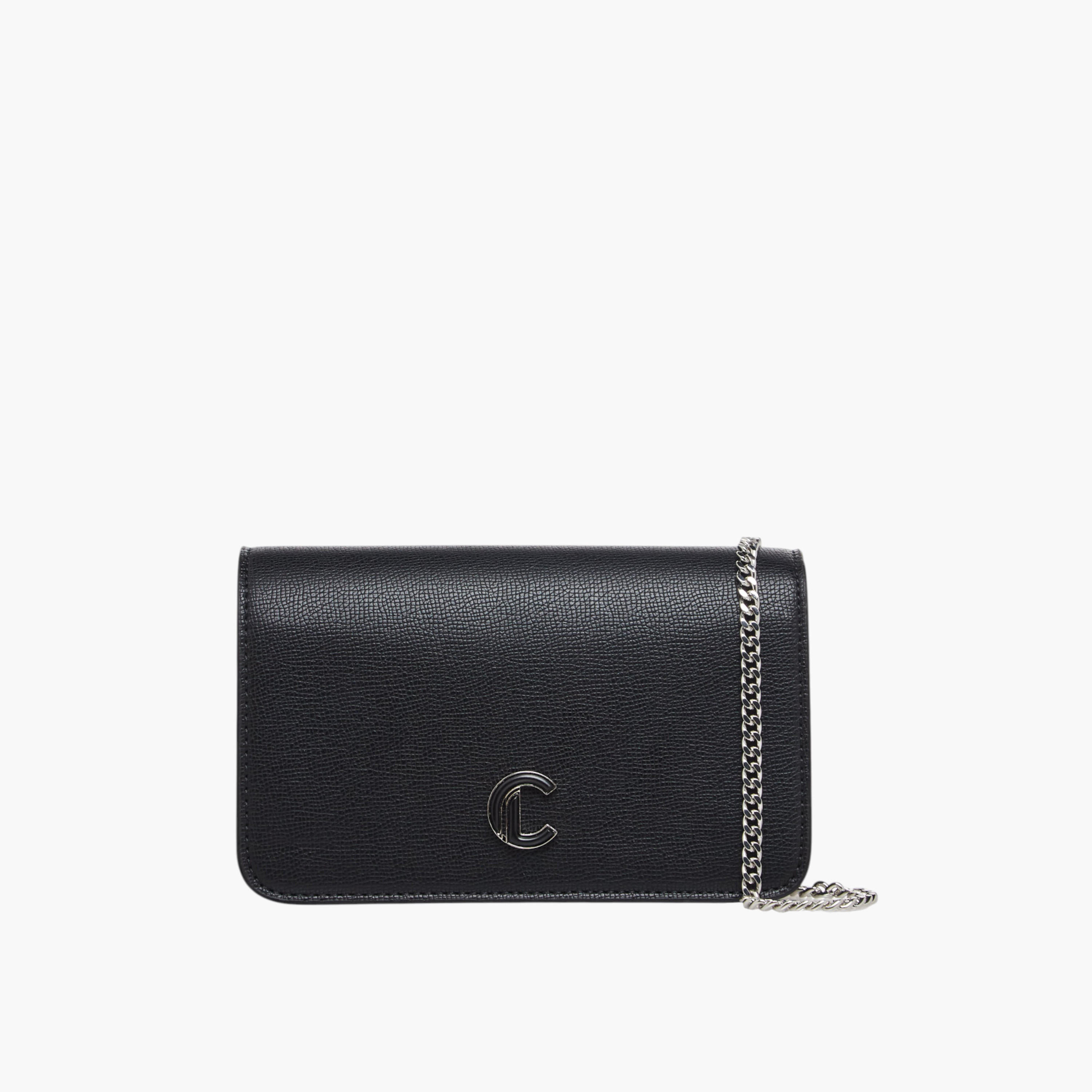 شنطة كروس بودي سادة بحزام سلسلة قابل للفصل من لو كونفورت-women-bagsandwallets-handbags-image-1