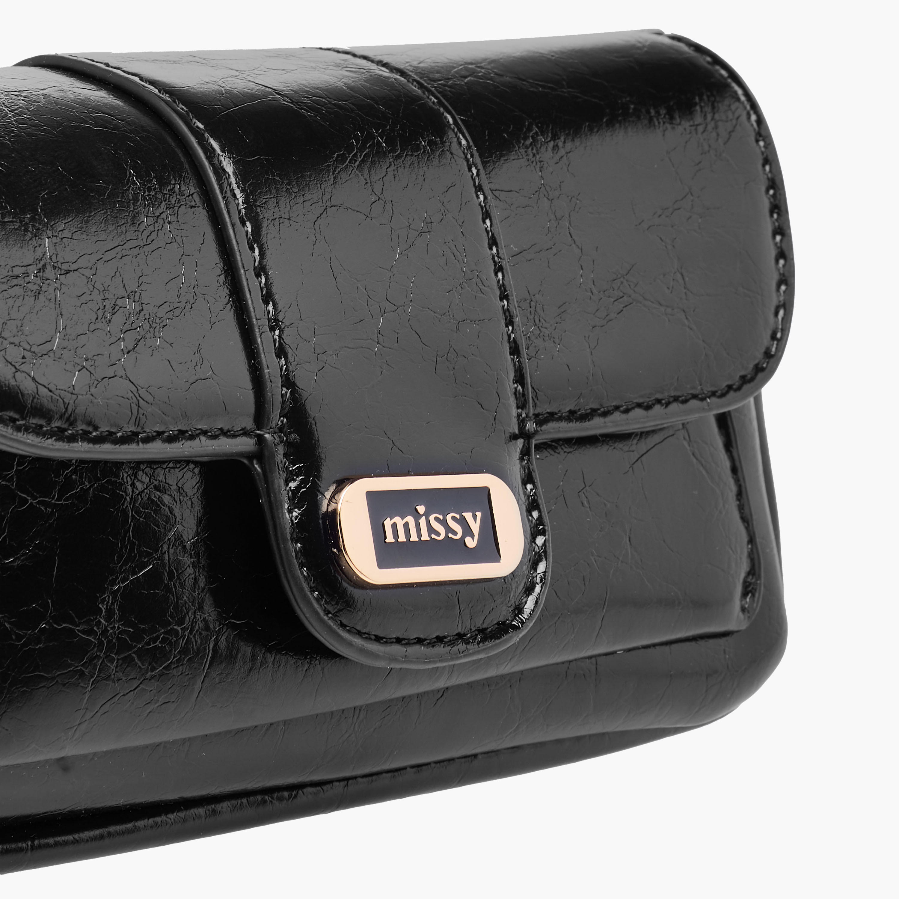 Missy Textured Crossbody Bag with Chain Strap-women-bagsandwallets-handbags-image-5