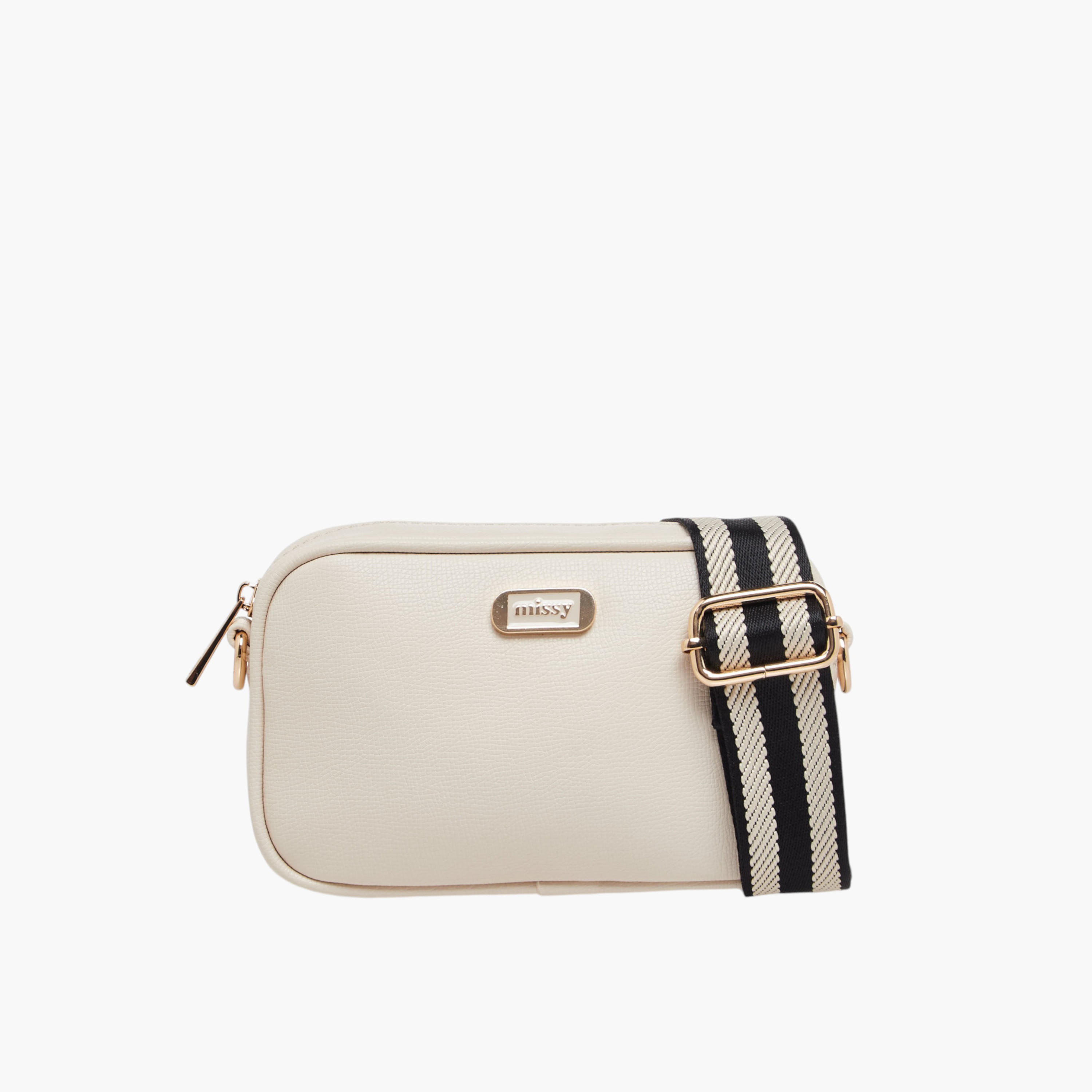 Missy Solid Crossbody Bag with Detachable Strap-women-bagsandwallets-handbags-image-1