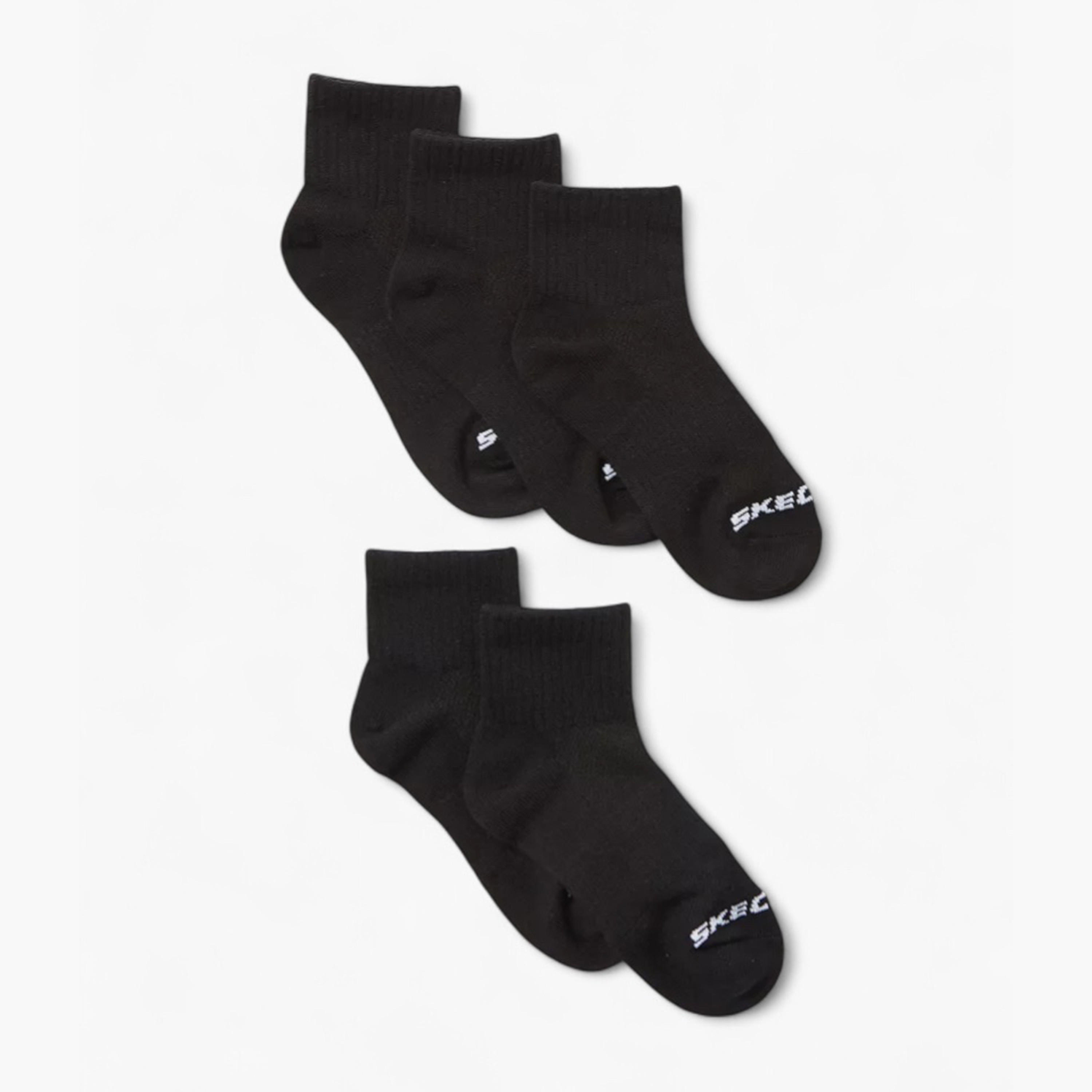 Skechers Logo Print Ankle Length Socks - Set of 5-girls-accessories-socks-image-2