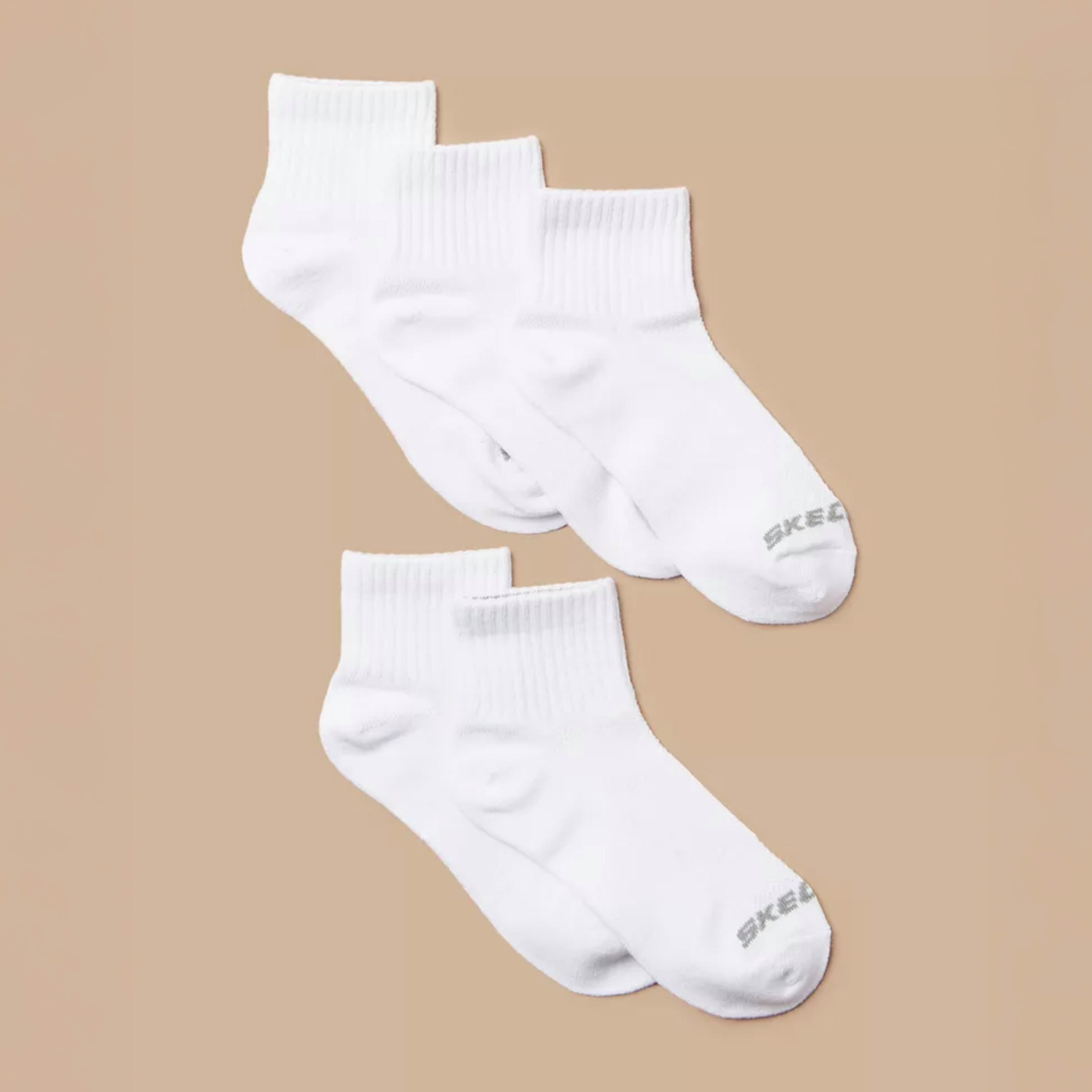 Skechers Logo Print Ankle Length Socks - Set of 5-girls-accessories-socks-image-2