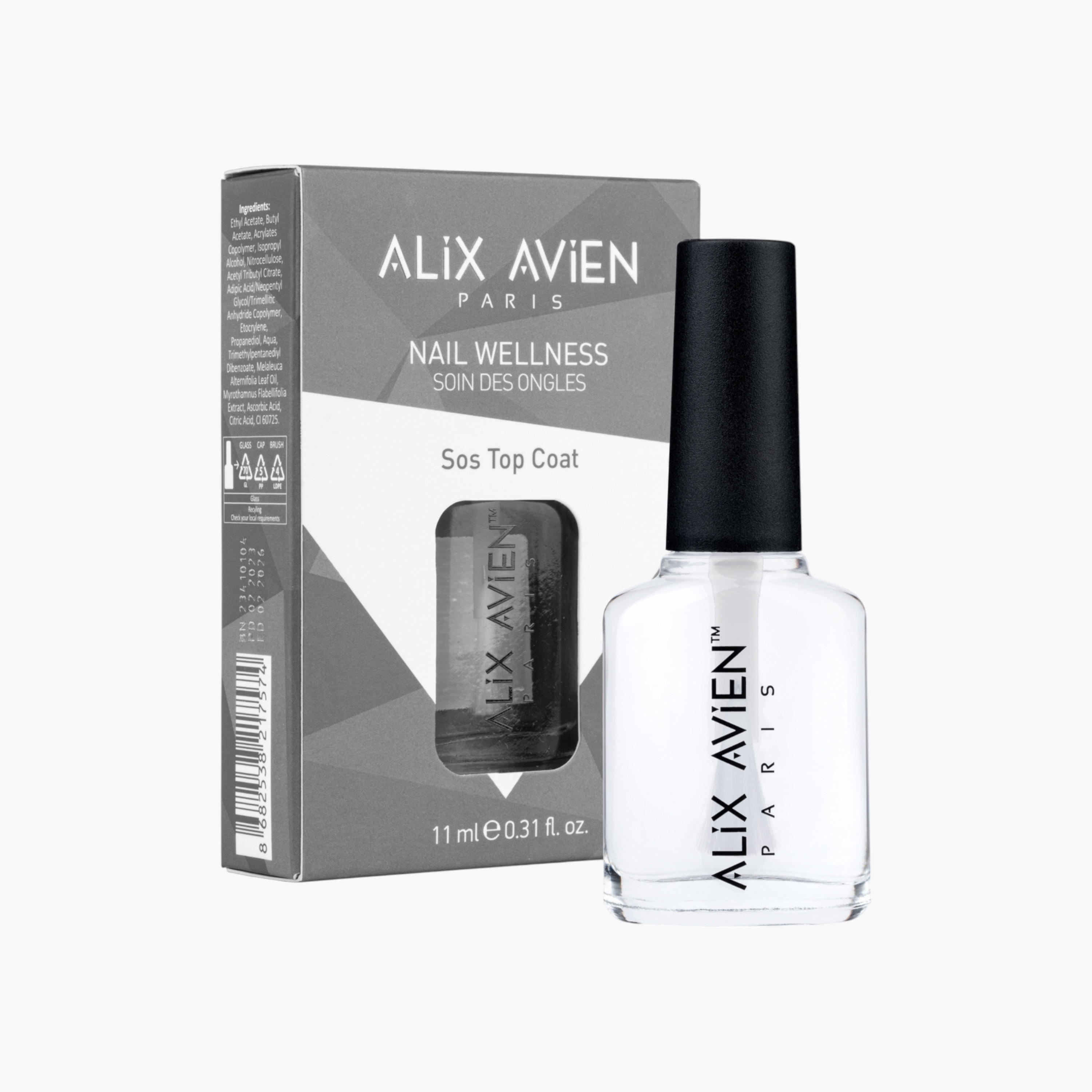 Alix Avien Paris Nail Wellness SOS Top Coat - 11 ml-beautyandpersonalcare-makeup-nails-topcoats-image-1