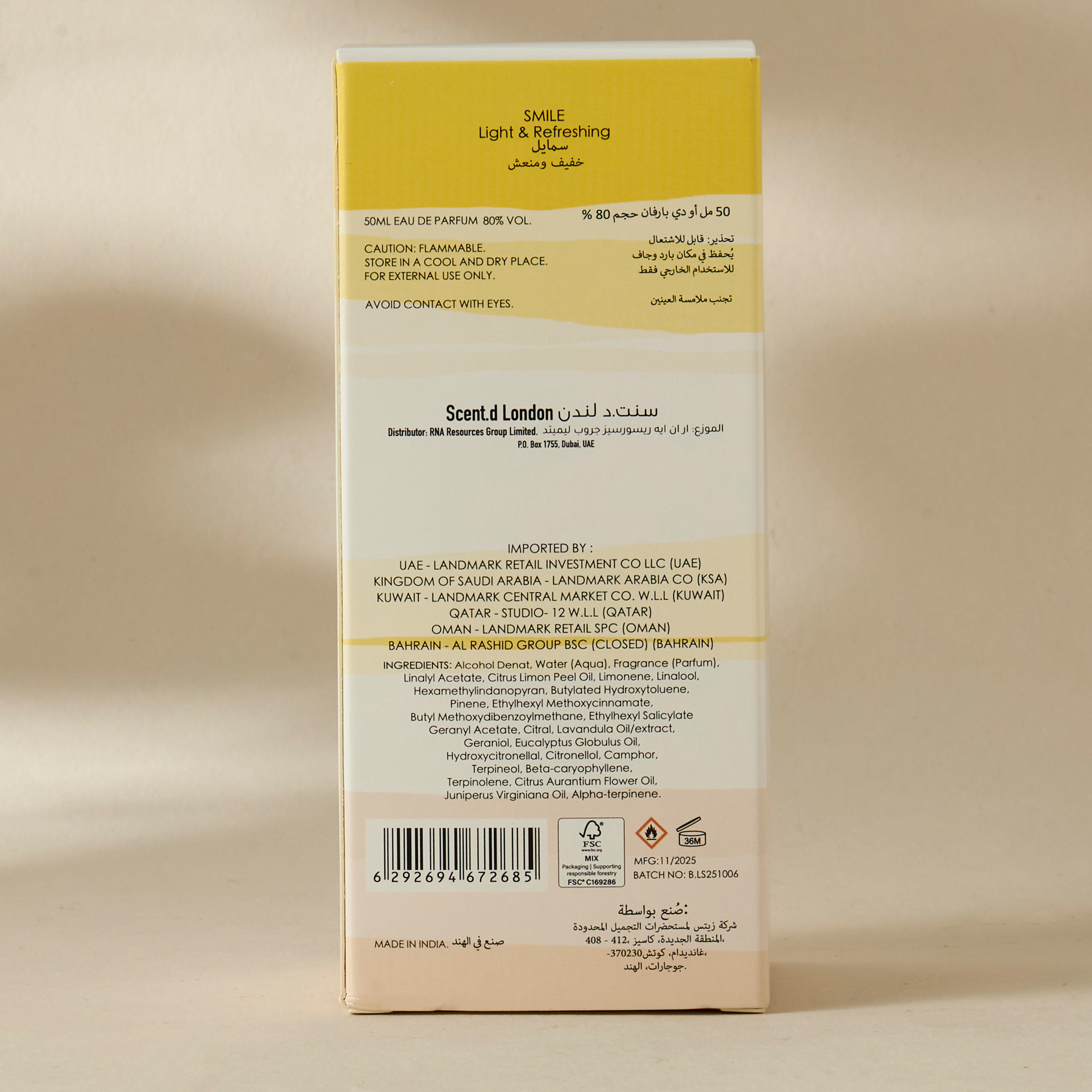 Scent.d London Smile Eau de Parfum - 50 ml-beautyandpersonalcare-fragrance-unisex-image-7