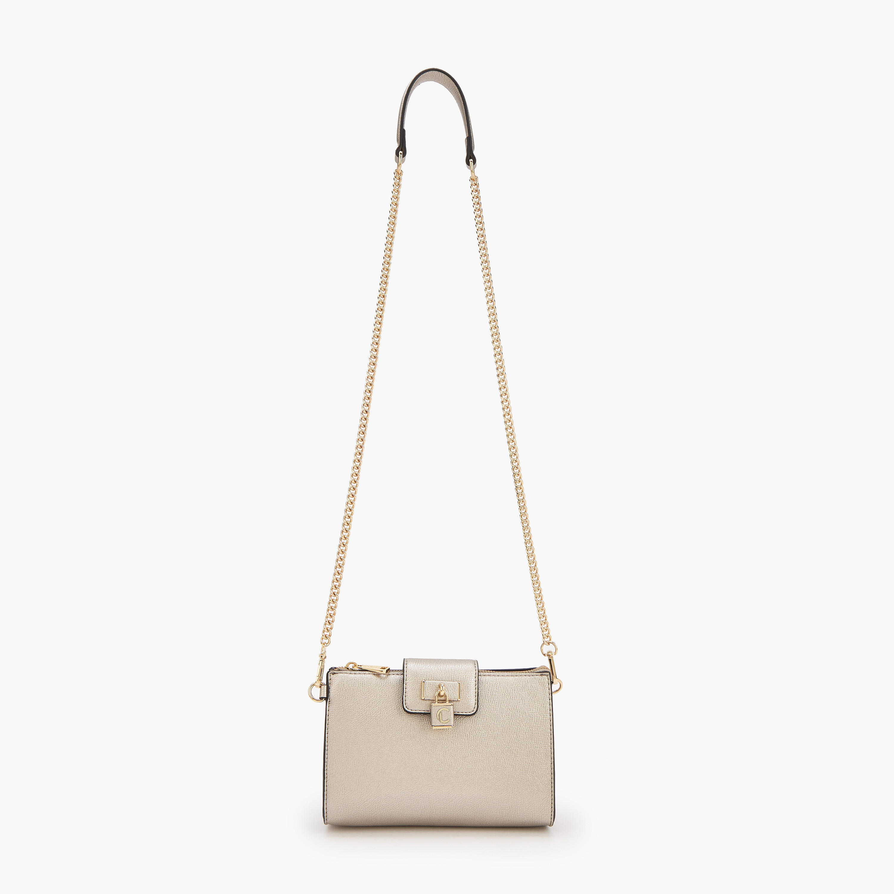شنطة كروس بودي سادة بحزام سلسلة قابل للفصل من لو كونفورت-women-bagsandwallets-handbags-image-2