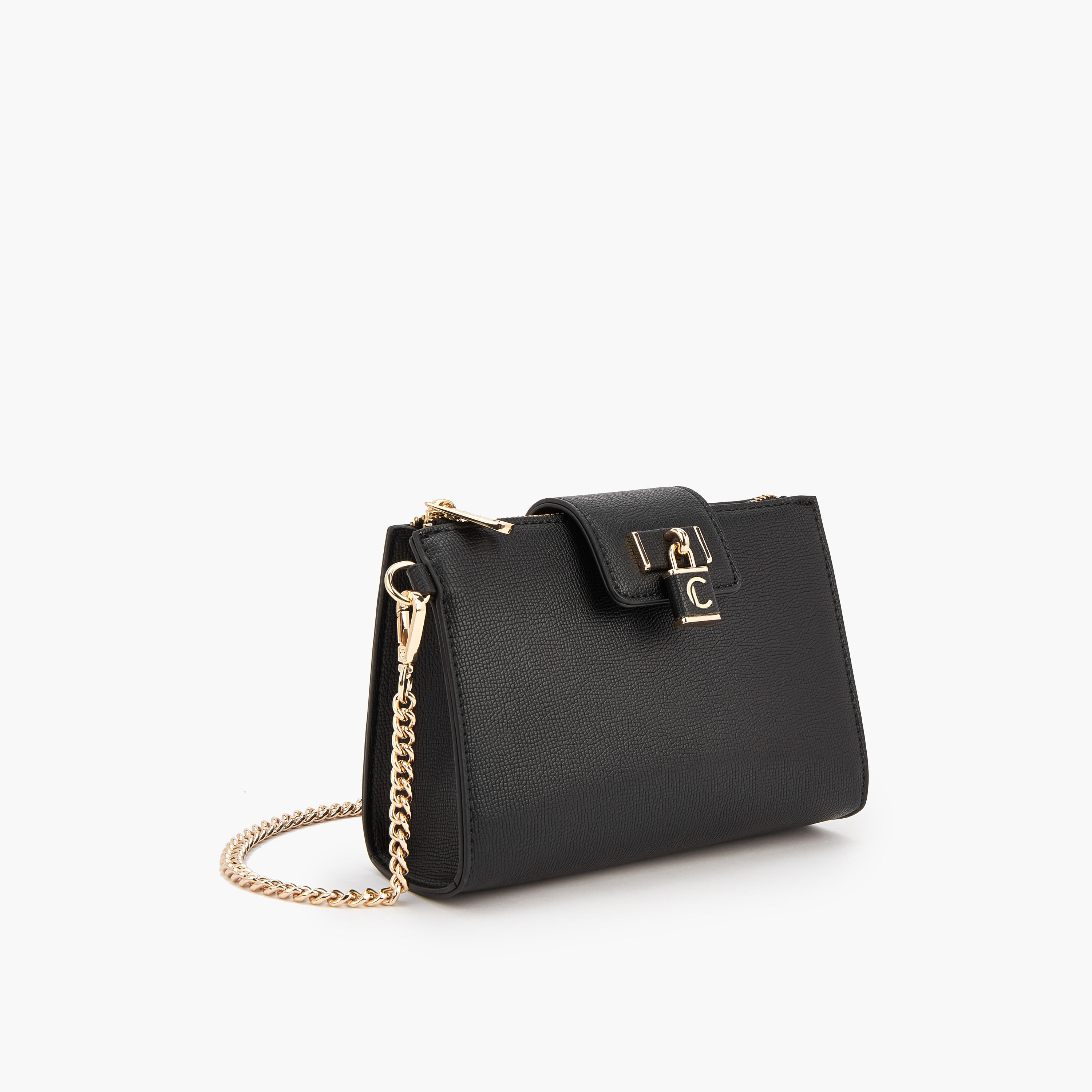شنطة كروس بودي سادة بحزام سلسلة قابل للفصل من لو كونفورت-women-bagsandwallets-handbags-image-3
