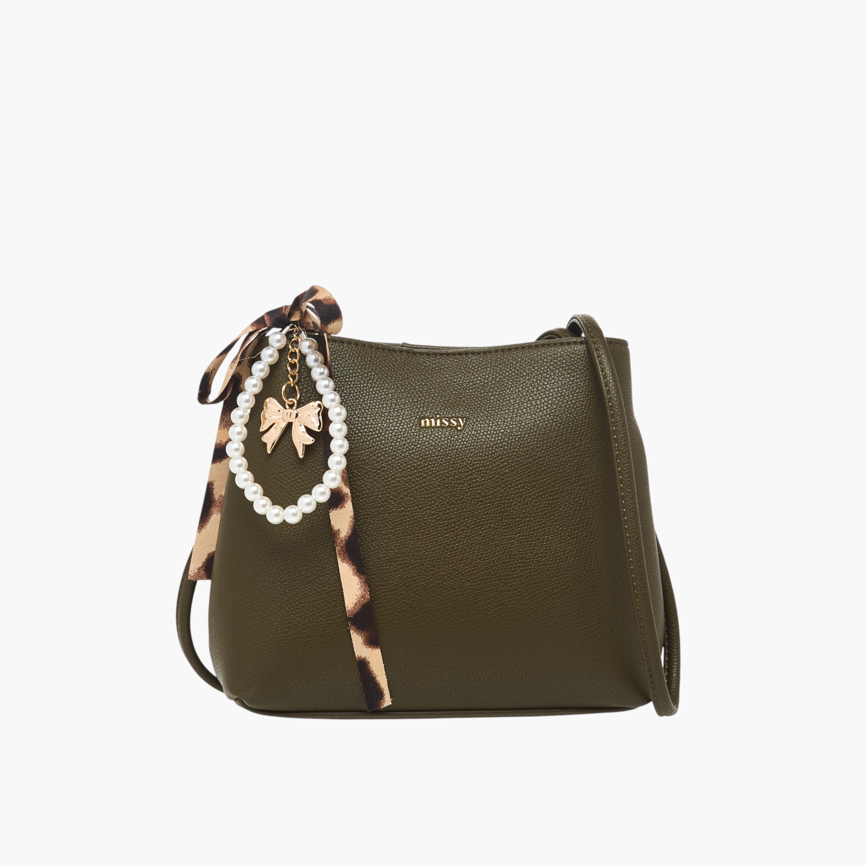 Missy Charm Accent Crossbody Bag with Strap Handle-women-bagsandwallets-handbags-image-1
