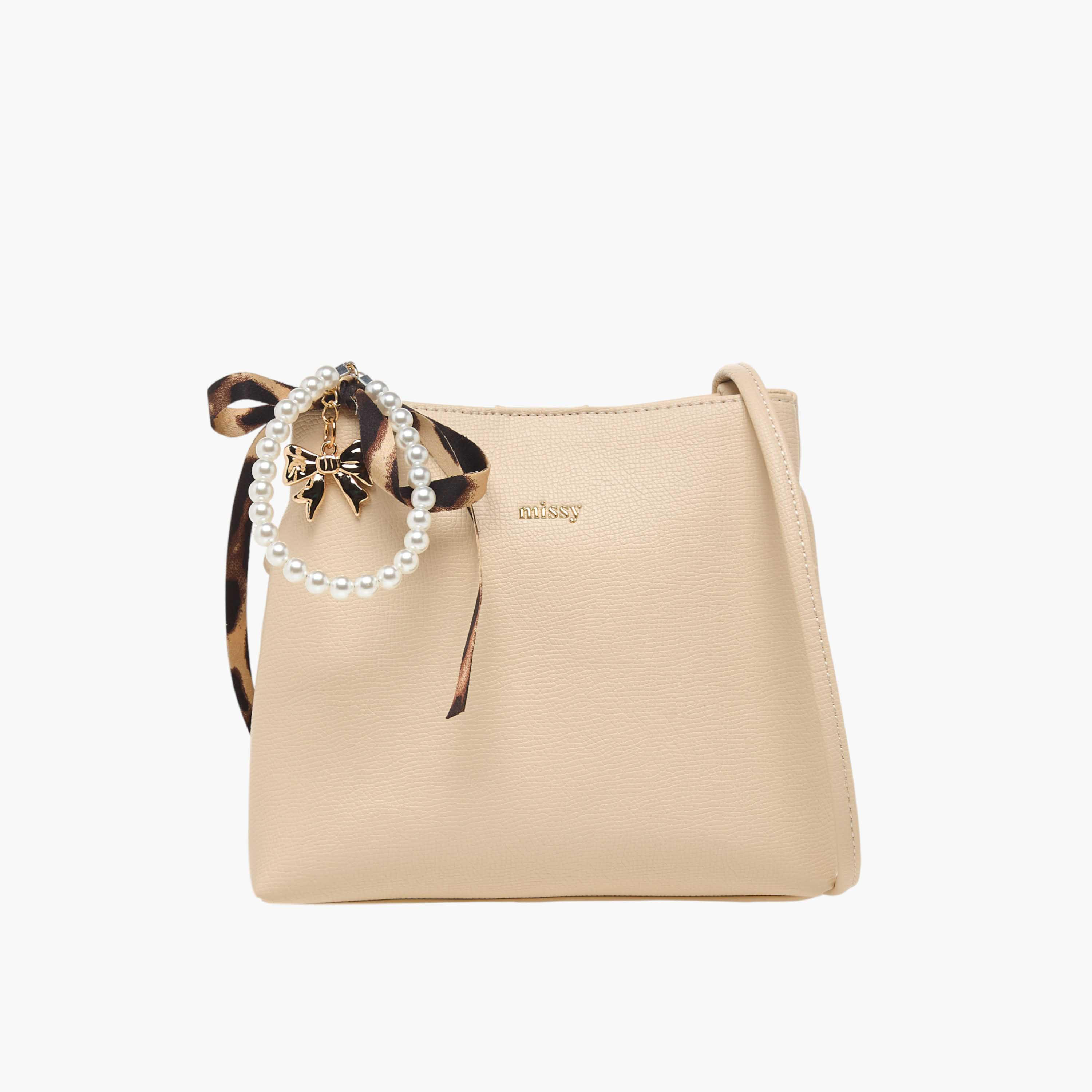 Missy Charm Accent Crossbody Bag with Strap Handle-women-bagsandwallets-handbags-image-1