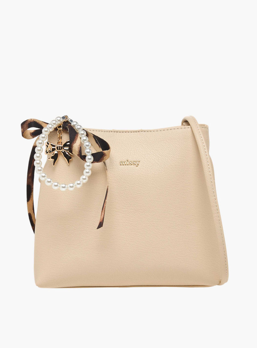 Missy Charm Accent Crossbody Bag with Strap Handle-women-bagsandwallets-handbags-image-1