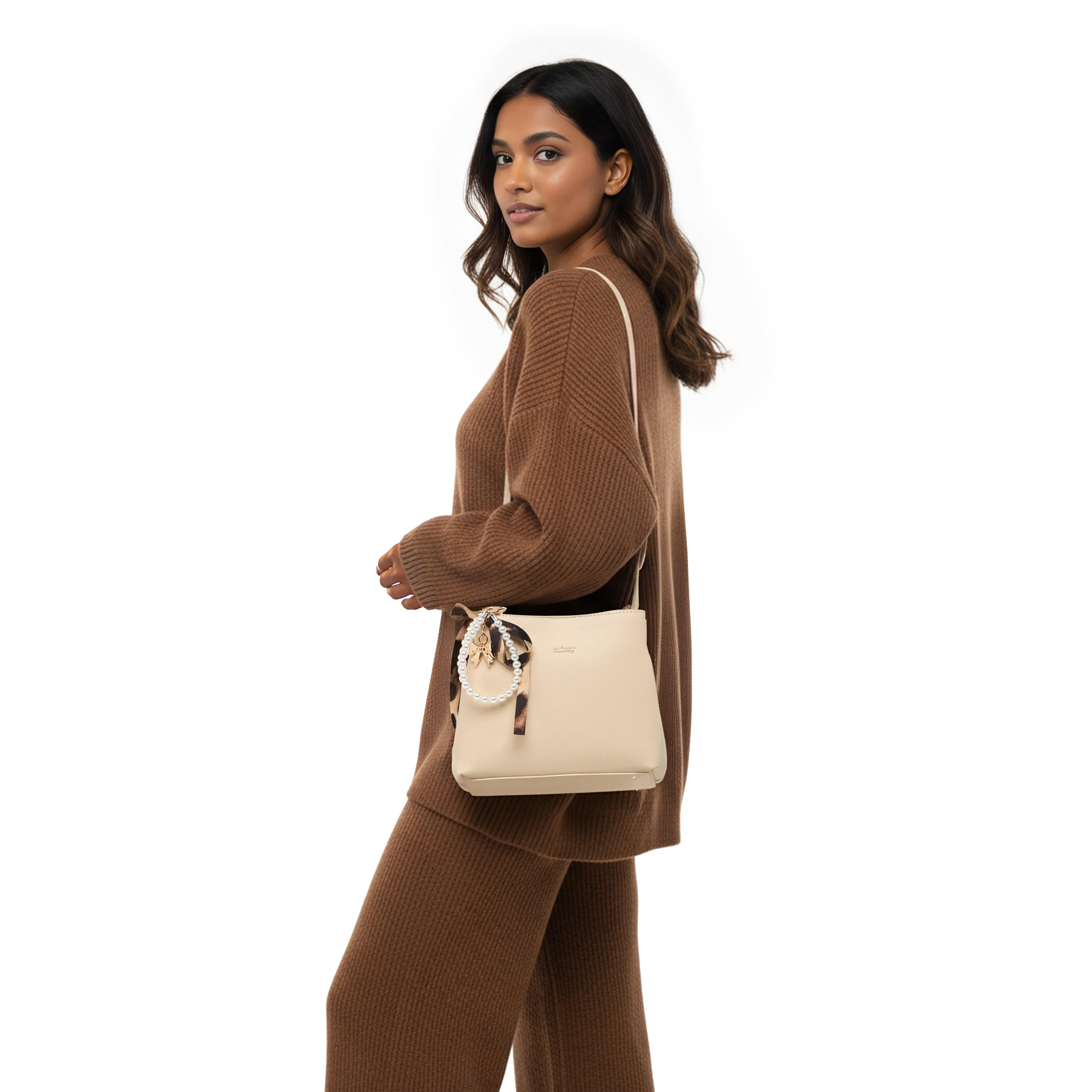 Missy Charm Accent Crossbody Bag with Strap Handle-women-bagsandwallets-handbags-image-2