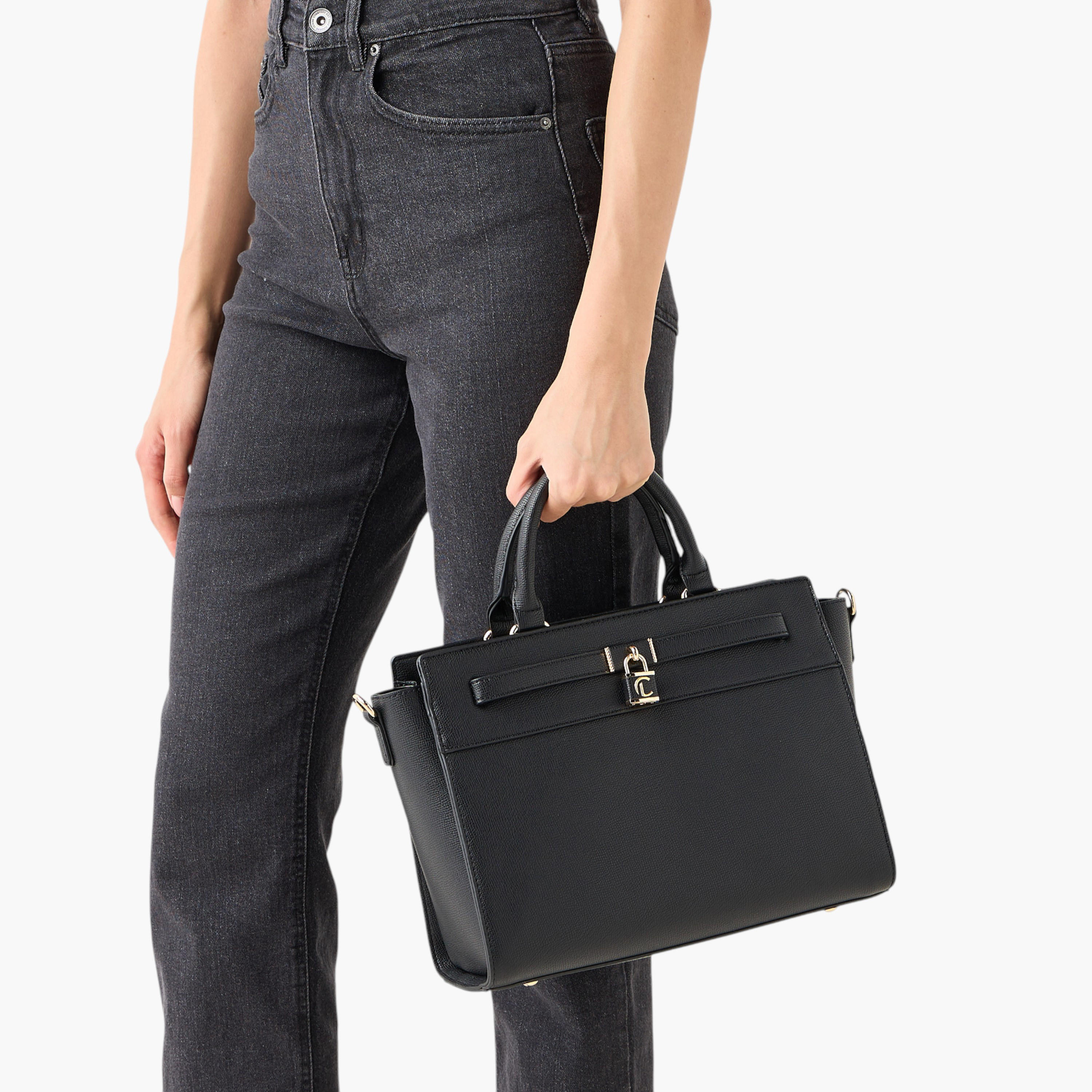 شنطة توتي سادة بسحاب إغلاق من لو كونفورت-women-bagsandwallets-handbags-image-2