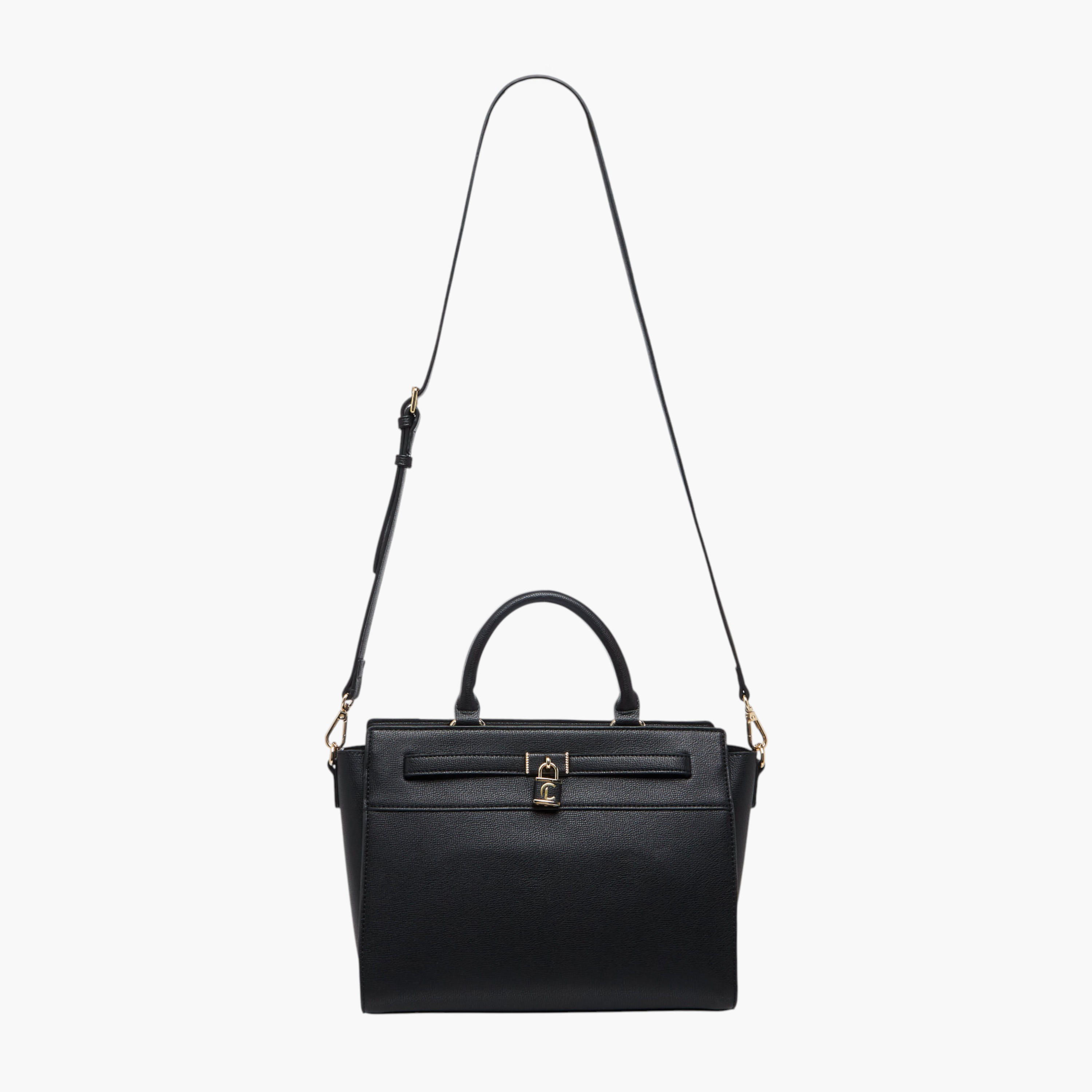 Le Confort Solid Tote Bag with Zip Closure-women-bagsandwallets-handbags-image-3