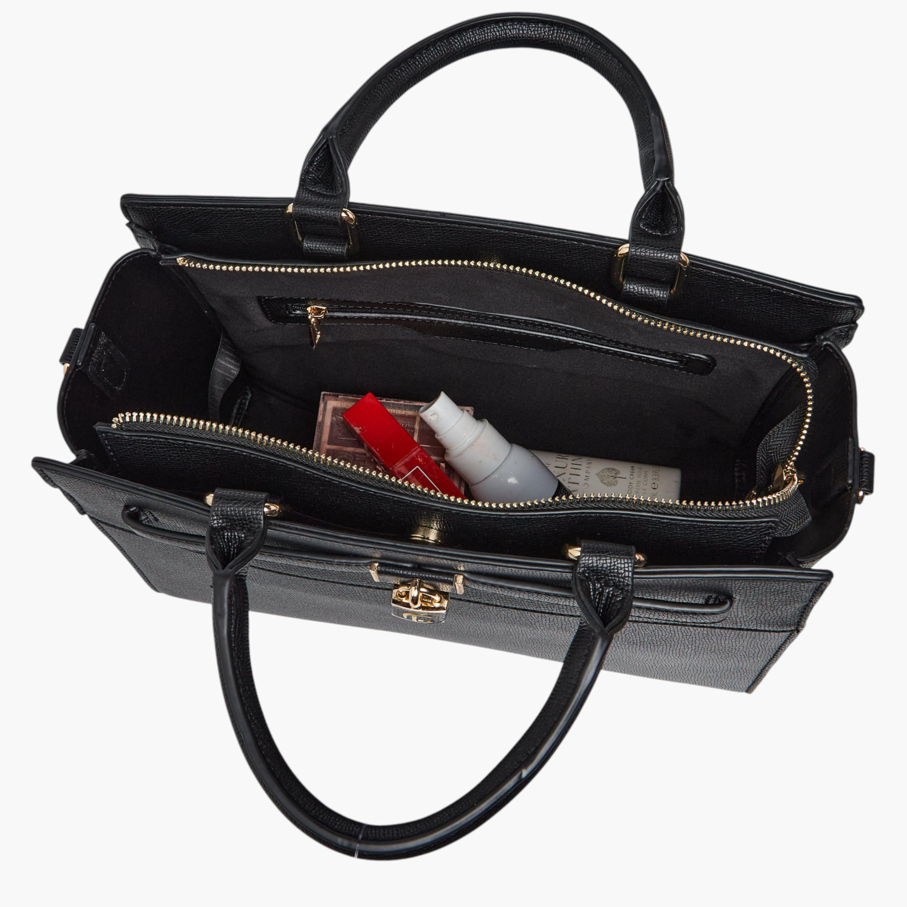 شنطة توتي سادة بسحاب إغلاق من لو كونفورت-women-bagsandwallets-handbags-image-9