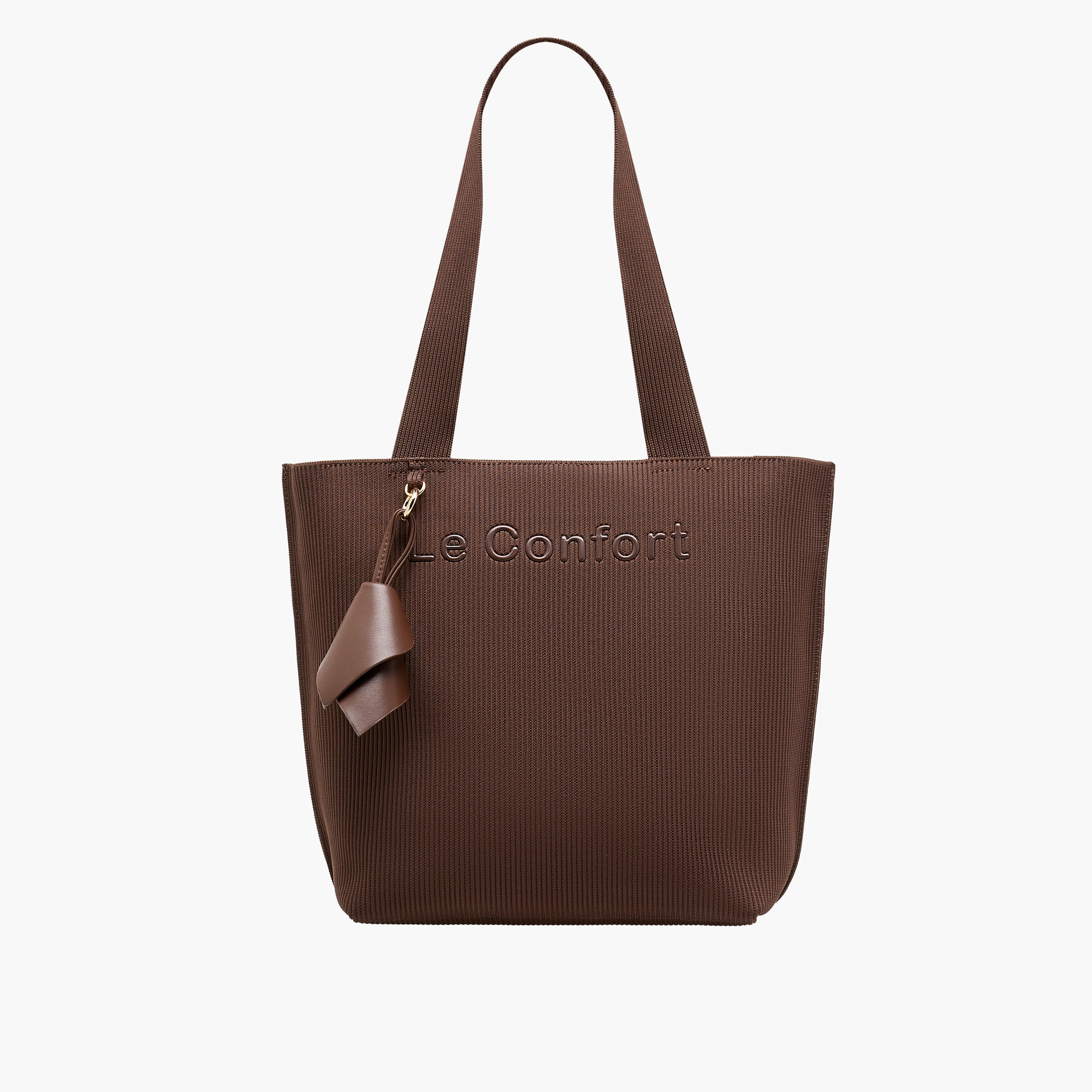 Le Confort Textured Tote Bag with Double Handle-women-bagsandwallets-handbags-image-1