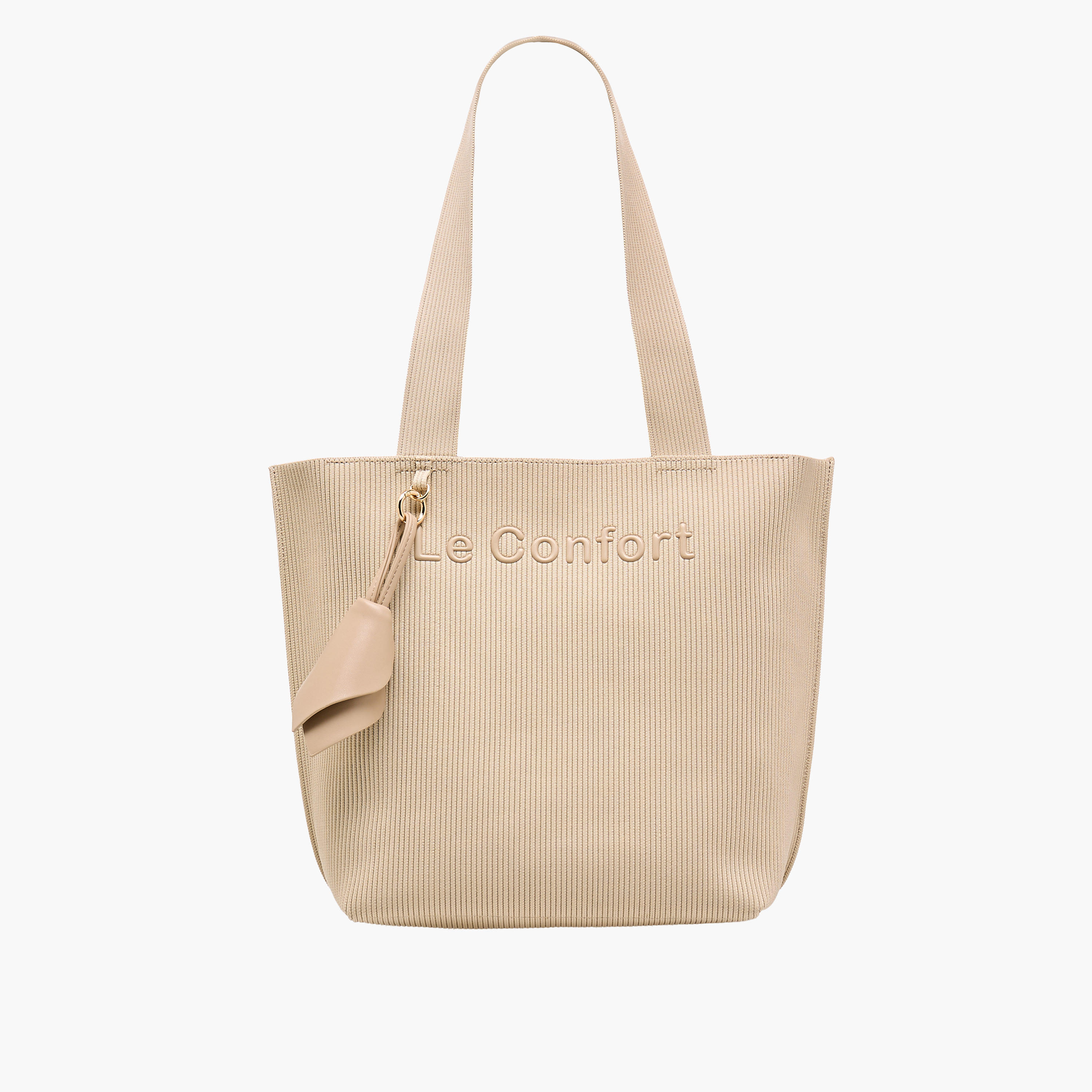 Le Confort Textured Tote Bag with Double Handle-women-bagsandwallets-handbags-image-1