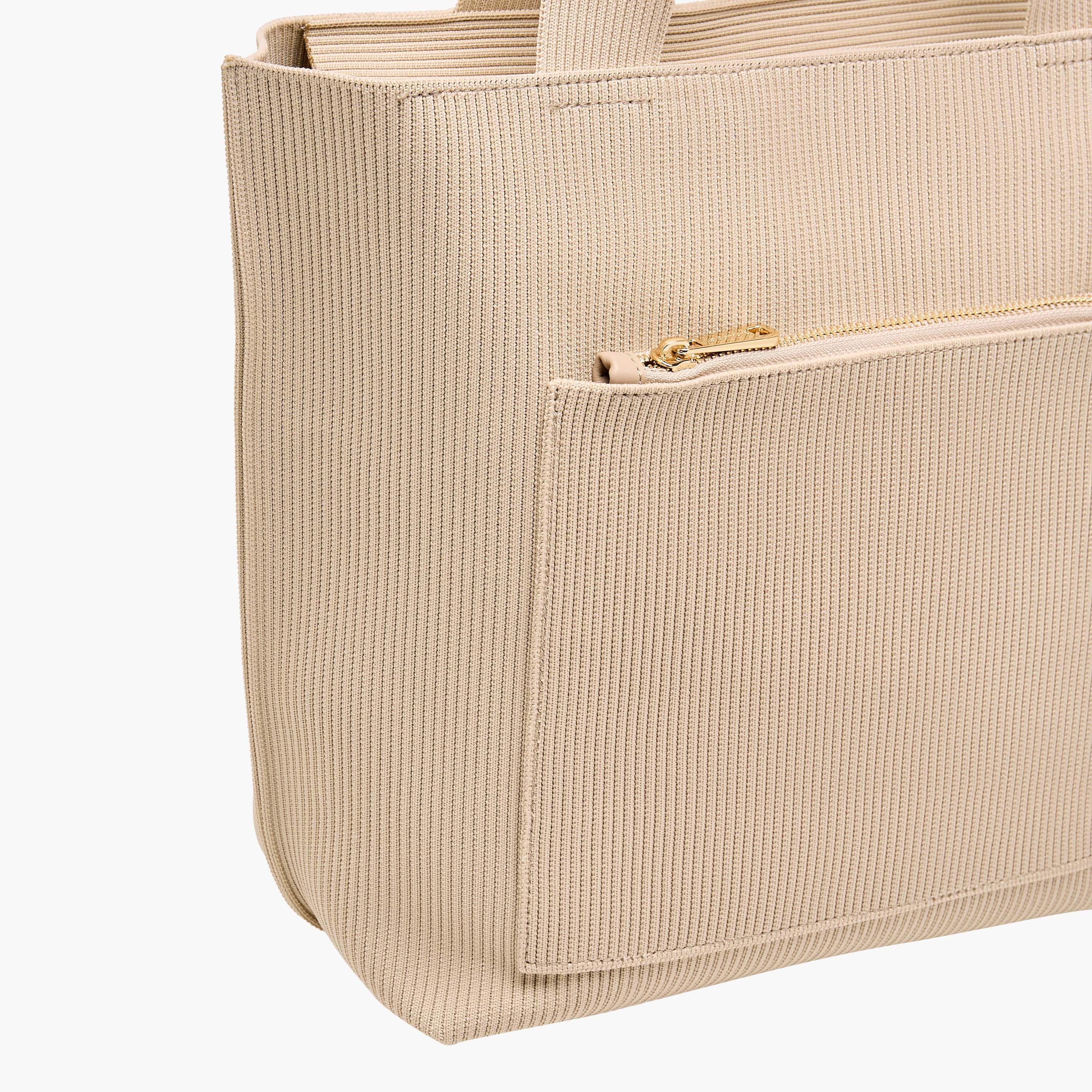 Le Confort Textured Tote Bag with Double Handle-women-bagsandwallets-handbags-image-6