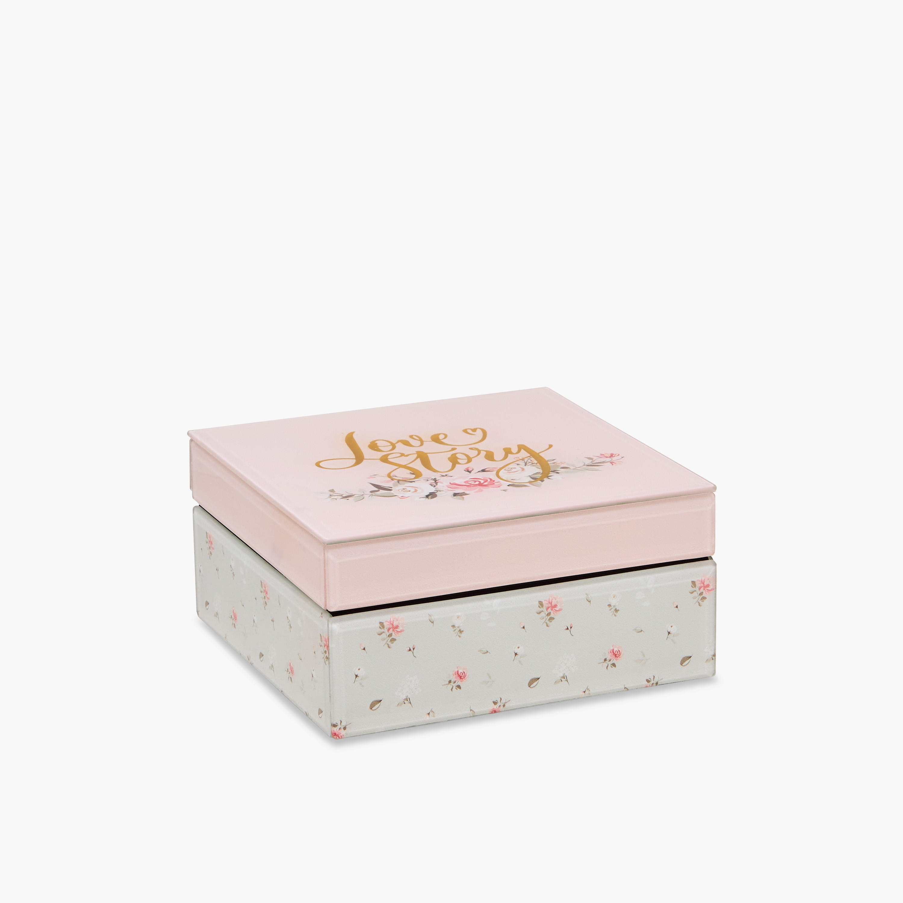 Jewellery Organizer with Floral Print - 15x15x7 cms-women-watchesandjewellery-jewellery-storage-image-1