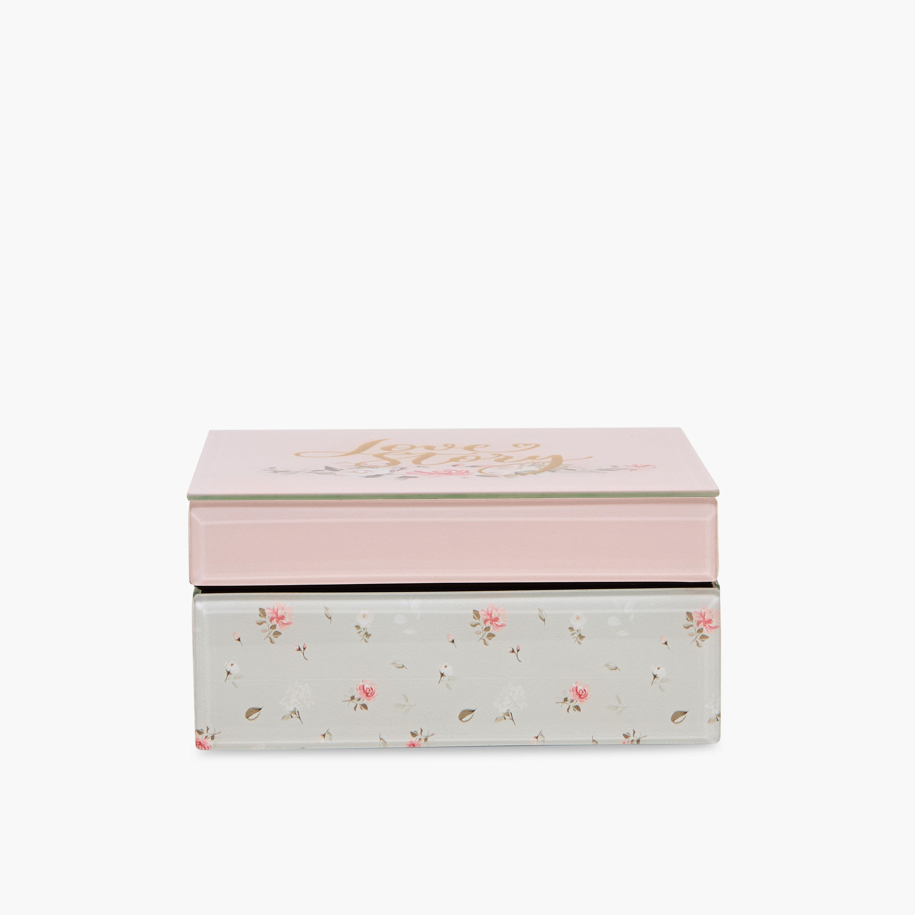 Jewellery Organizer with Floral Print - 15x15x7 cms-women-watchesandjewellery-jewellery-storage-image-2