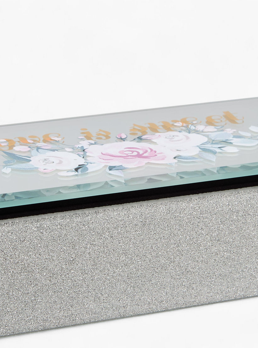 Jewellery Organizer with Floral Print - 20x8x5 cms-women-watchesandjewellery-jewellery-storage-image-4