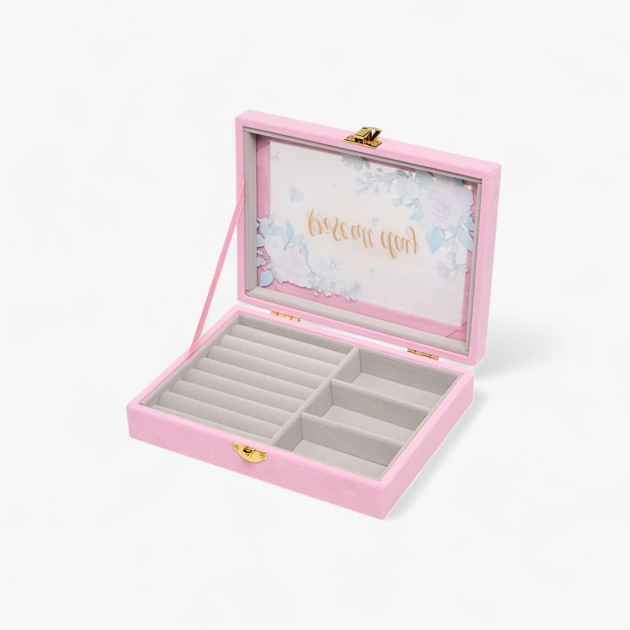 Jewellery Organizer with Floral Print - 20x15x4 cms-women-watchesandjewellery-jewellery-storage-image-3