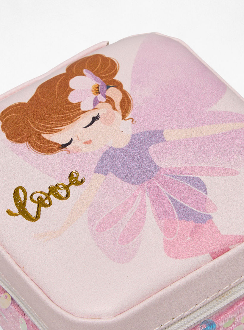Dancing Fairy Jewellery Organizer with Sequin Detail - 10x10x4 cms-women-watchesandjewellery-jewellery-storage-image-4