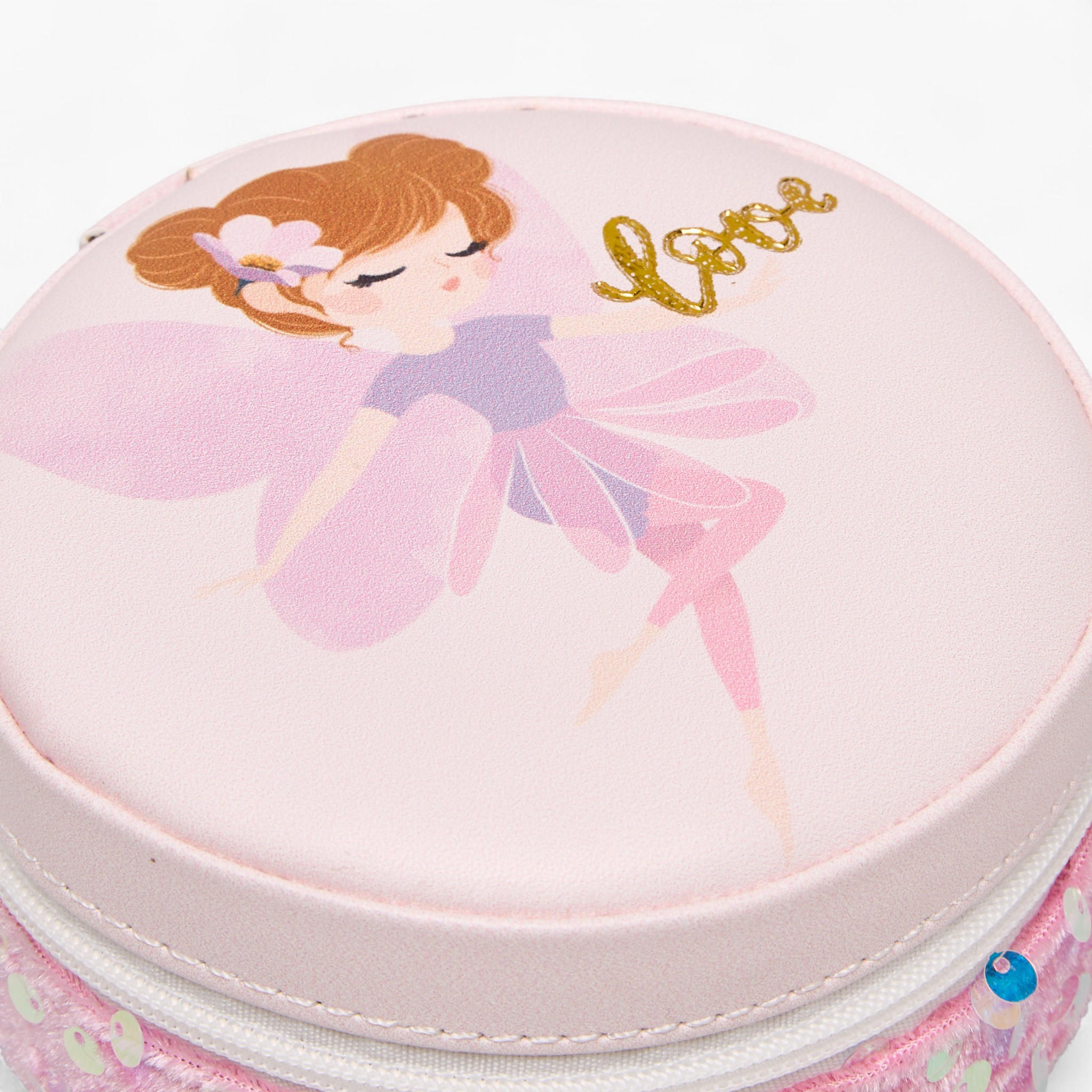 Dancing Fairy Jewellery Organizer with Sequin Detail - 9x9x4 cms-women-watchesandjewellery-jewellery-storage-image-4